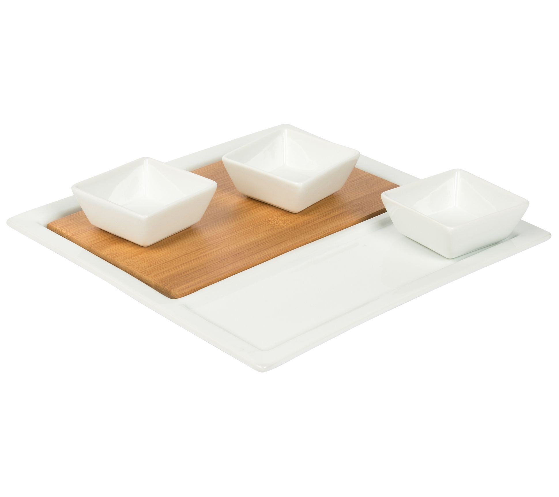 Denmark 5piece White Serving Set