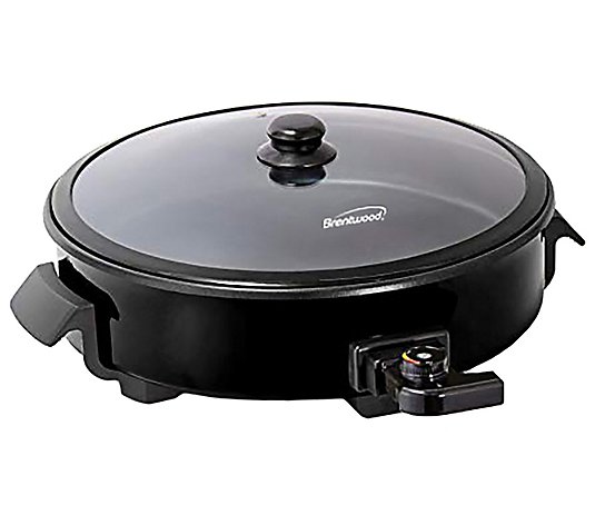 Brentwood 12-Inch Round Non-Stick Electric Skillet 