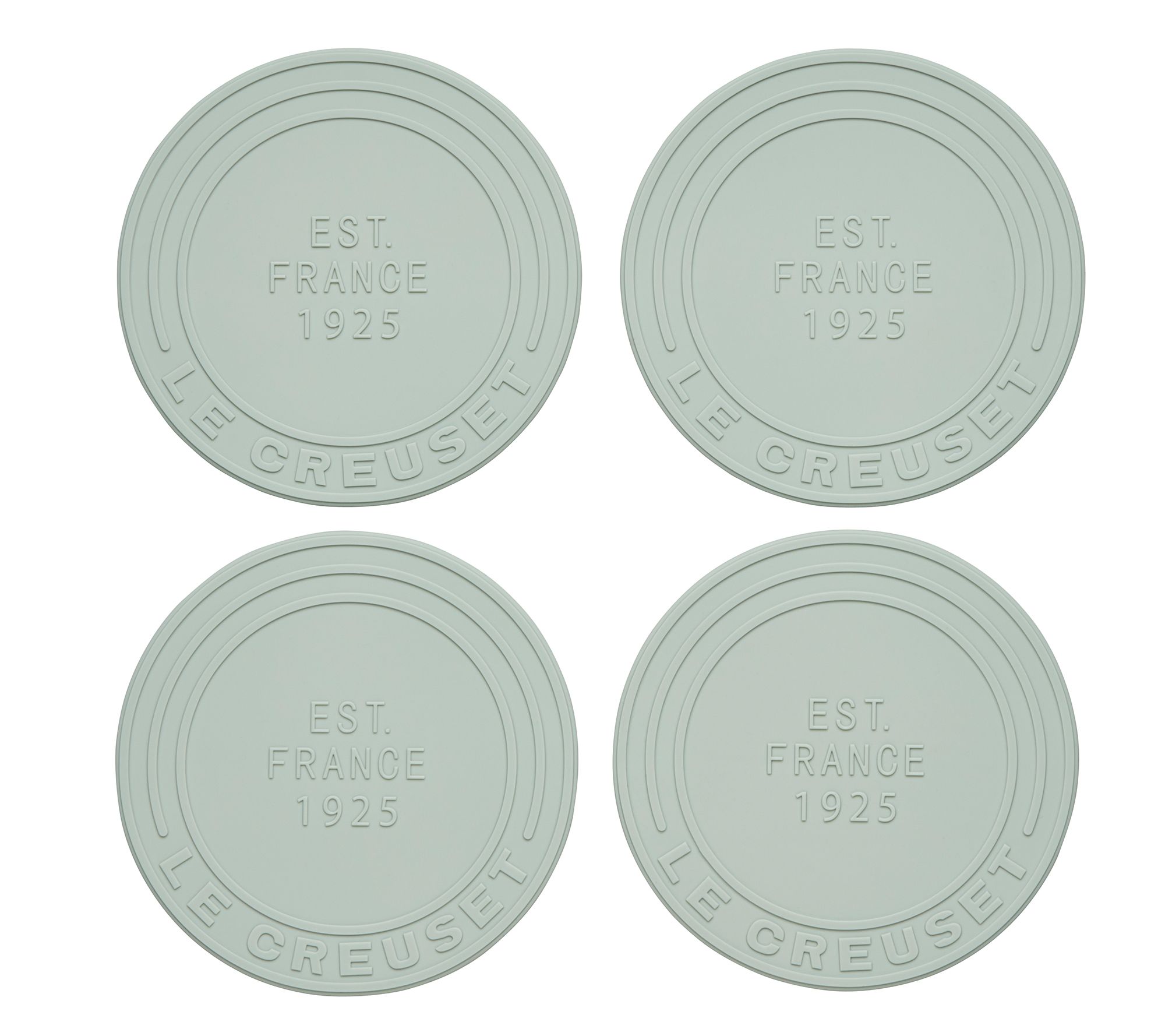 Le Creuset Set of (4) 4" Silicone Coasters