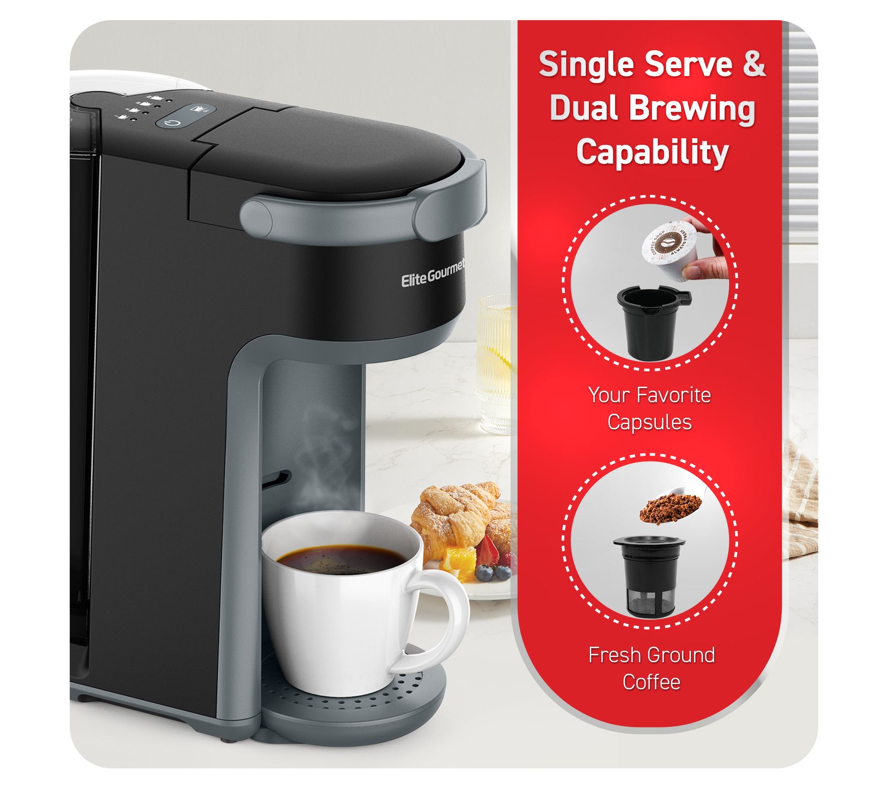 Gourmet Traditions, Personal Coffee Maker with Accessories