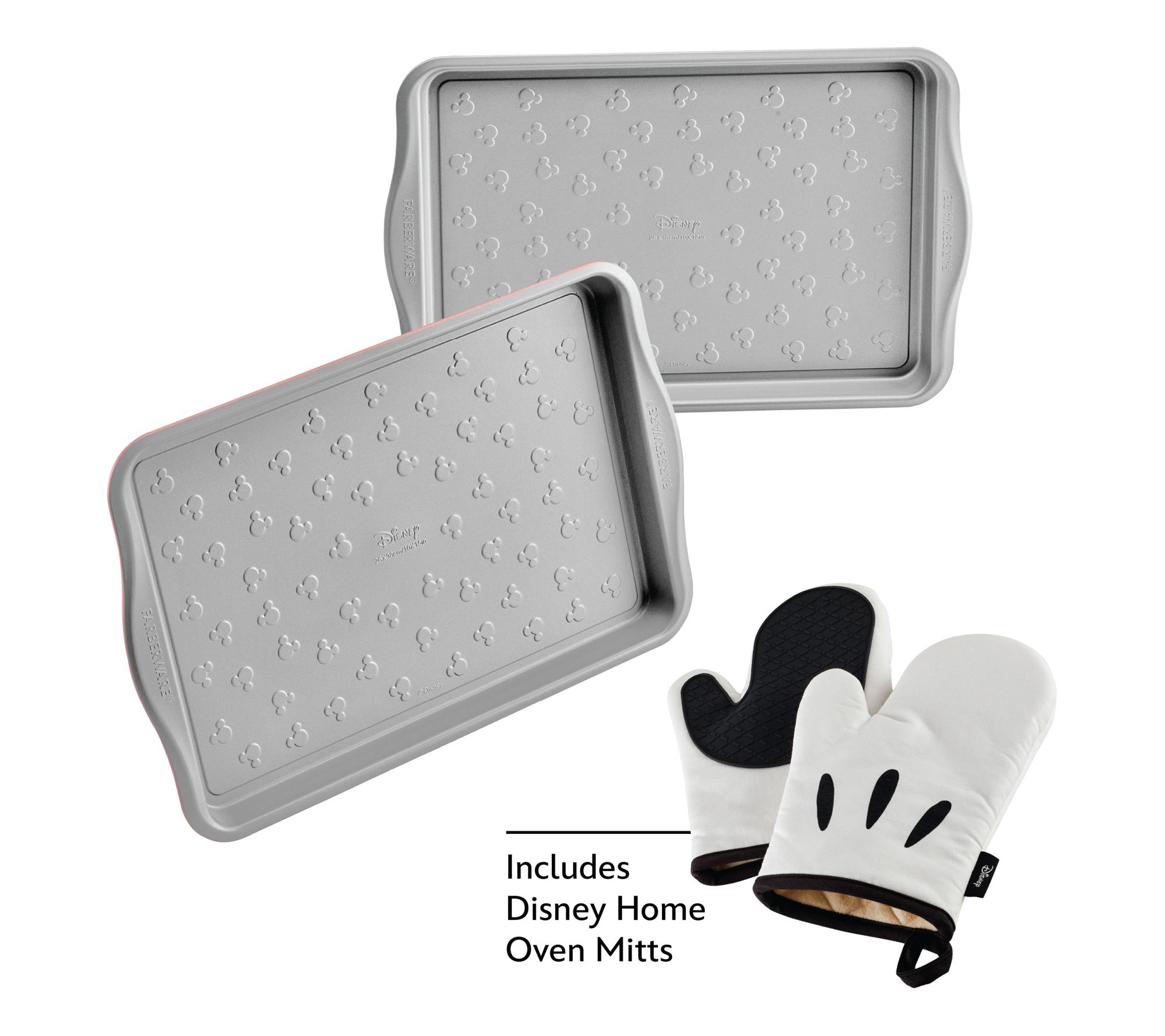 Farberware Disney Baking Sheets & Home 4-PieceOven Mitts Set