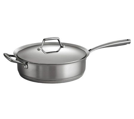 Tramontina Gourmet Prima 3 Quart Tri-Ply Base Covered Sauce Pan