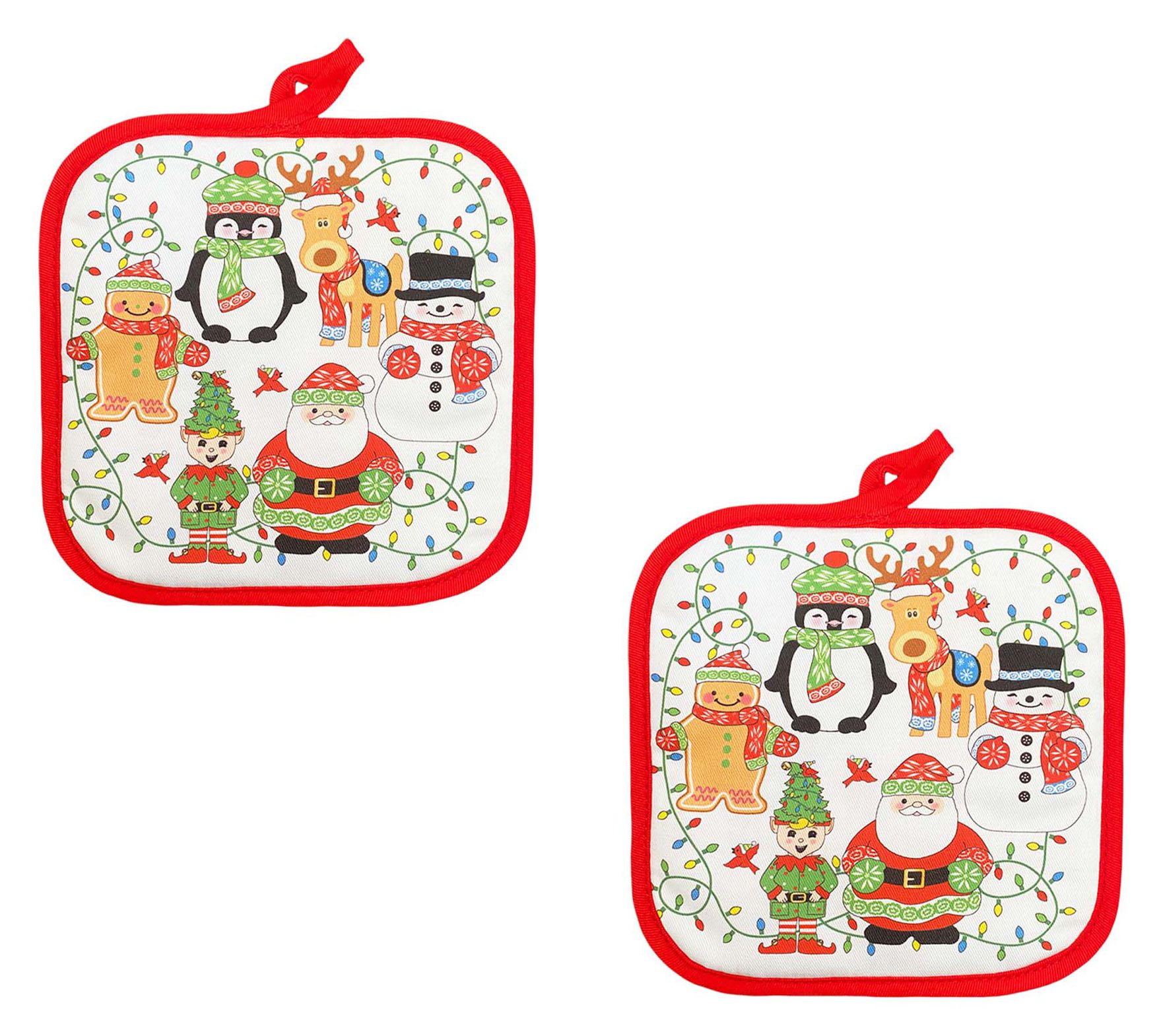 Temp-tations Seasonal Set of (2) 7"x7" Trivets