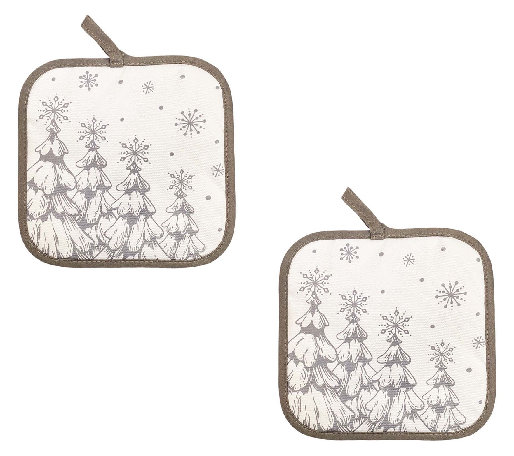 Temp-tations Seasonal Set of (2) 7"x7" Trivets