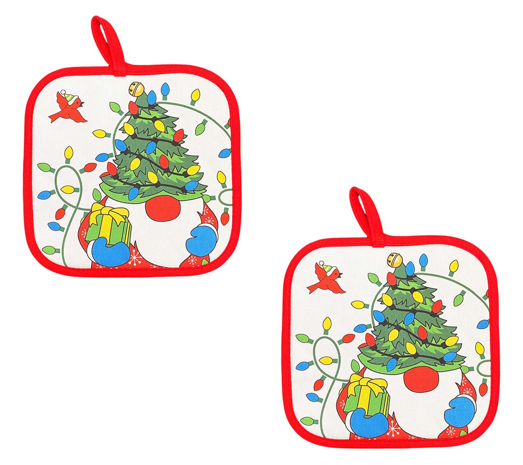 Temp-tations Seasonal Set of (2) 7"x7" Trivets