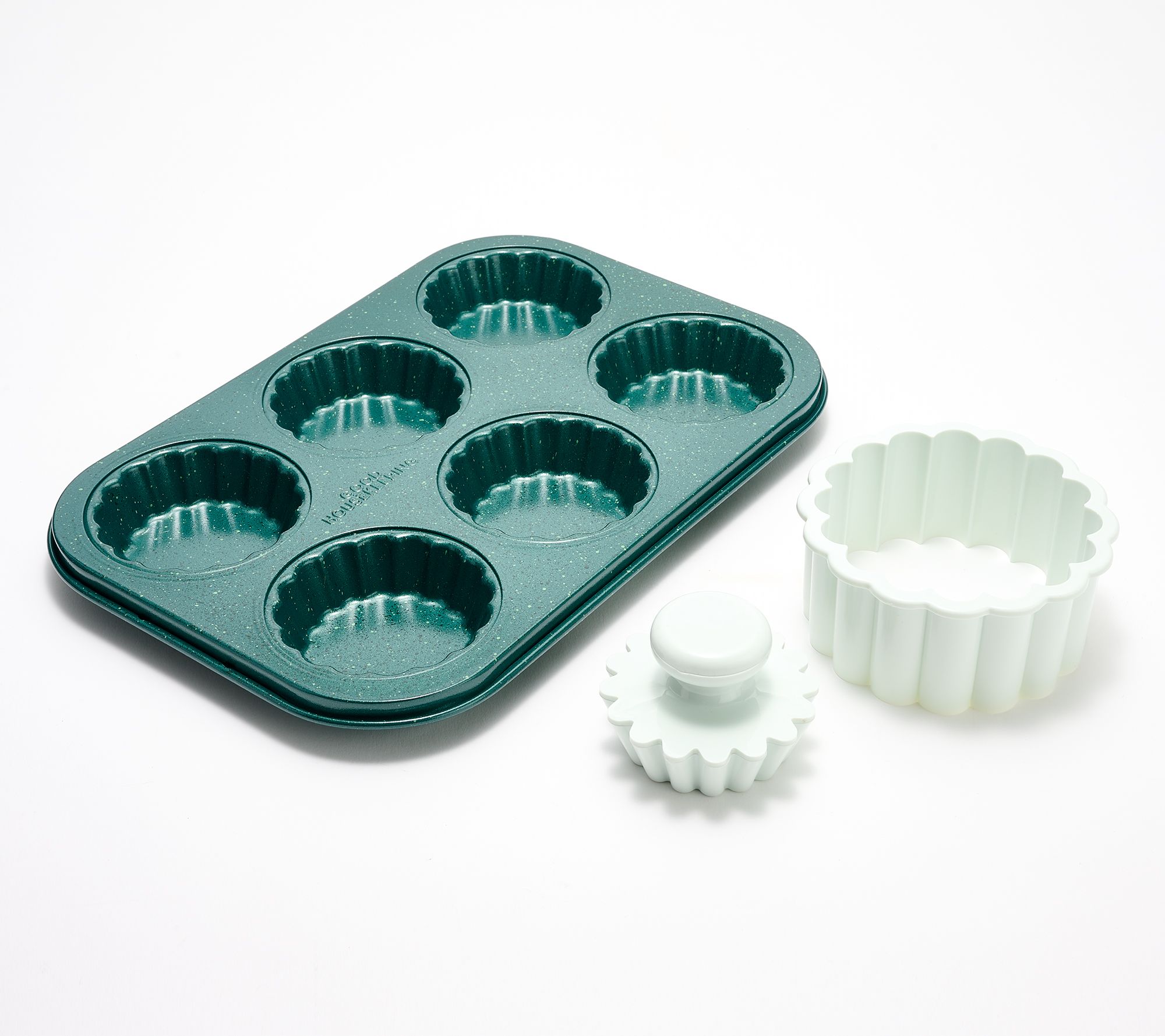 "As Is" Good Housekeeping Sweet & Savory Mini Fluted Dessert Pan