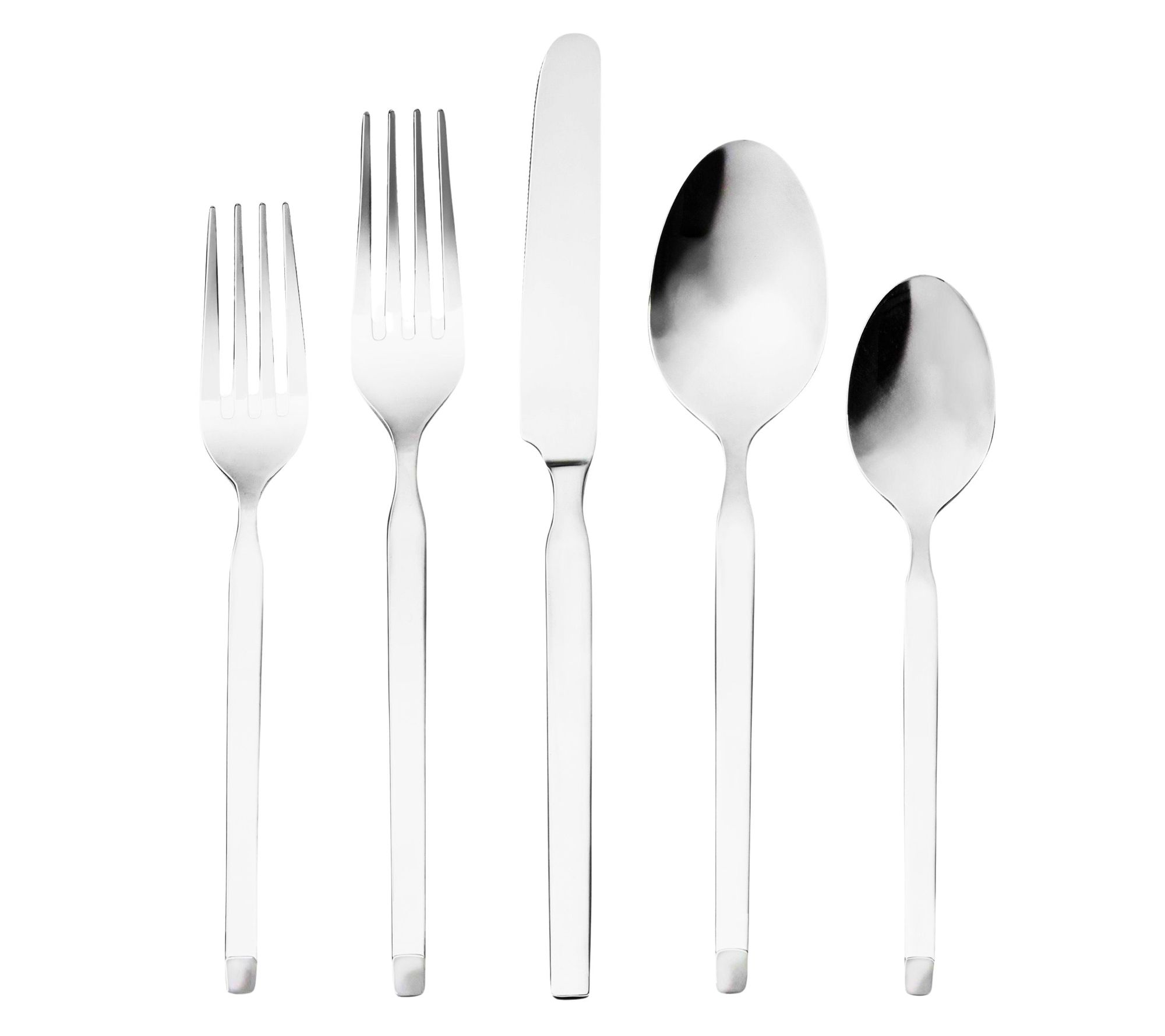 Godinger Set of 20 Ramp Satin 18/0 SS Flatware,Serves 4