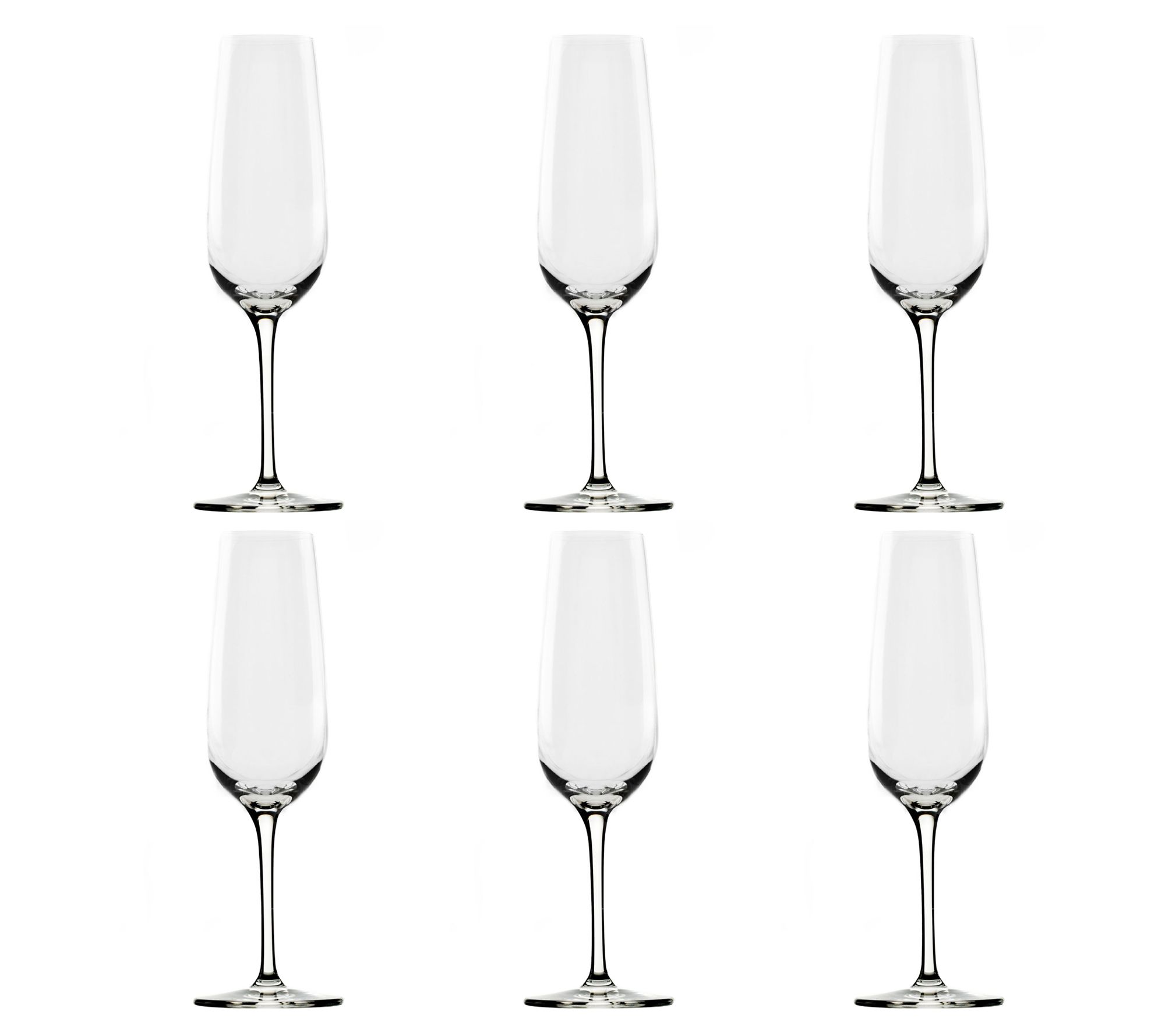 10 Strawberry Street Set of 6 Vail Flute