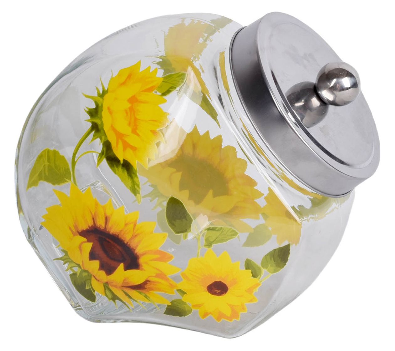 "As Is" Temp-tations Seasonal 64oz GlassCountertop Jar w/ Lid