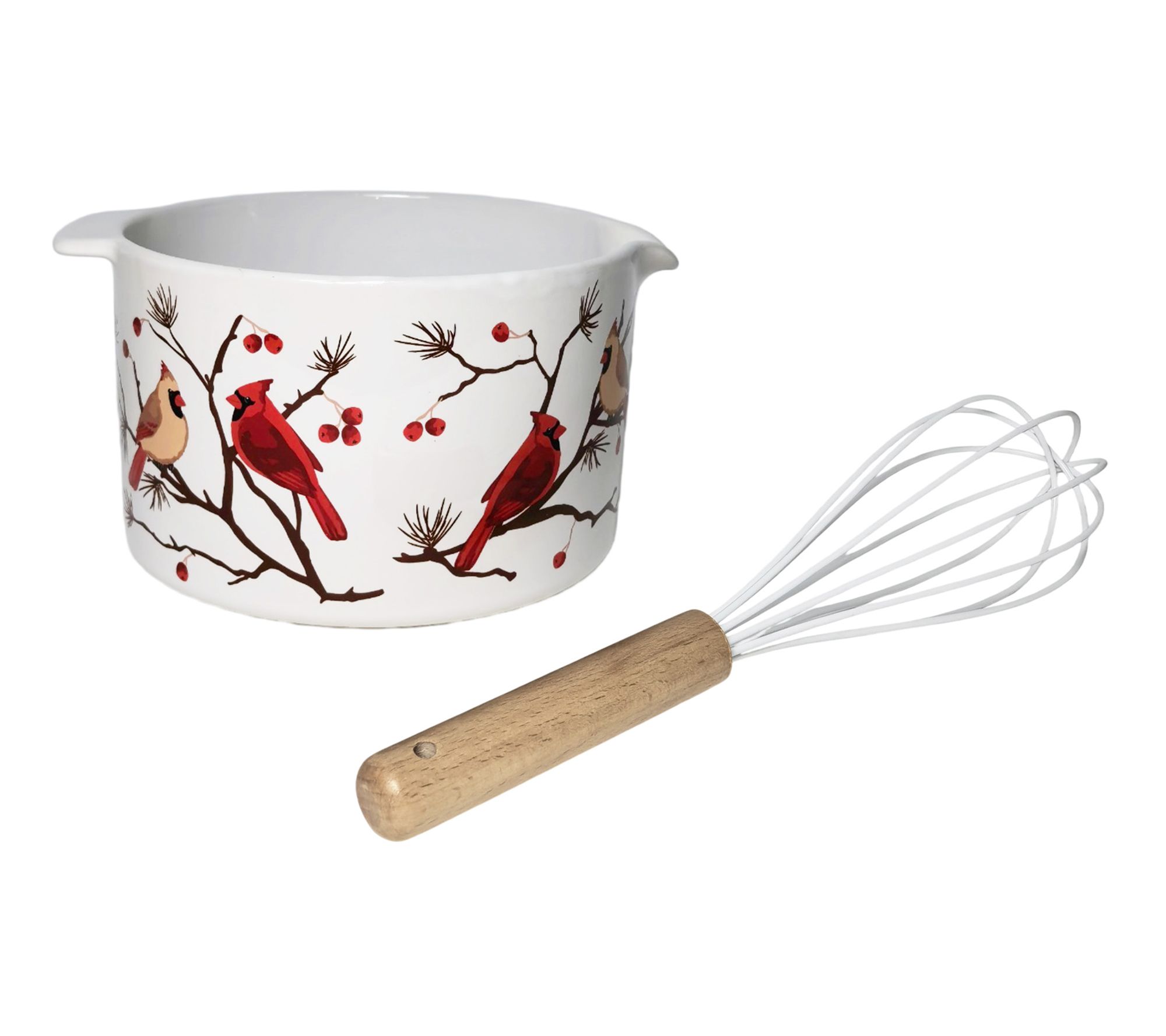 Temp-tations 2-qt Mixing Bowl with Spout and Whisk