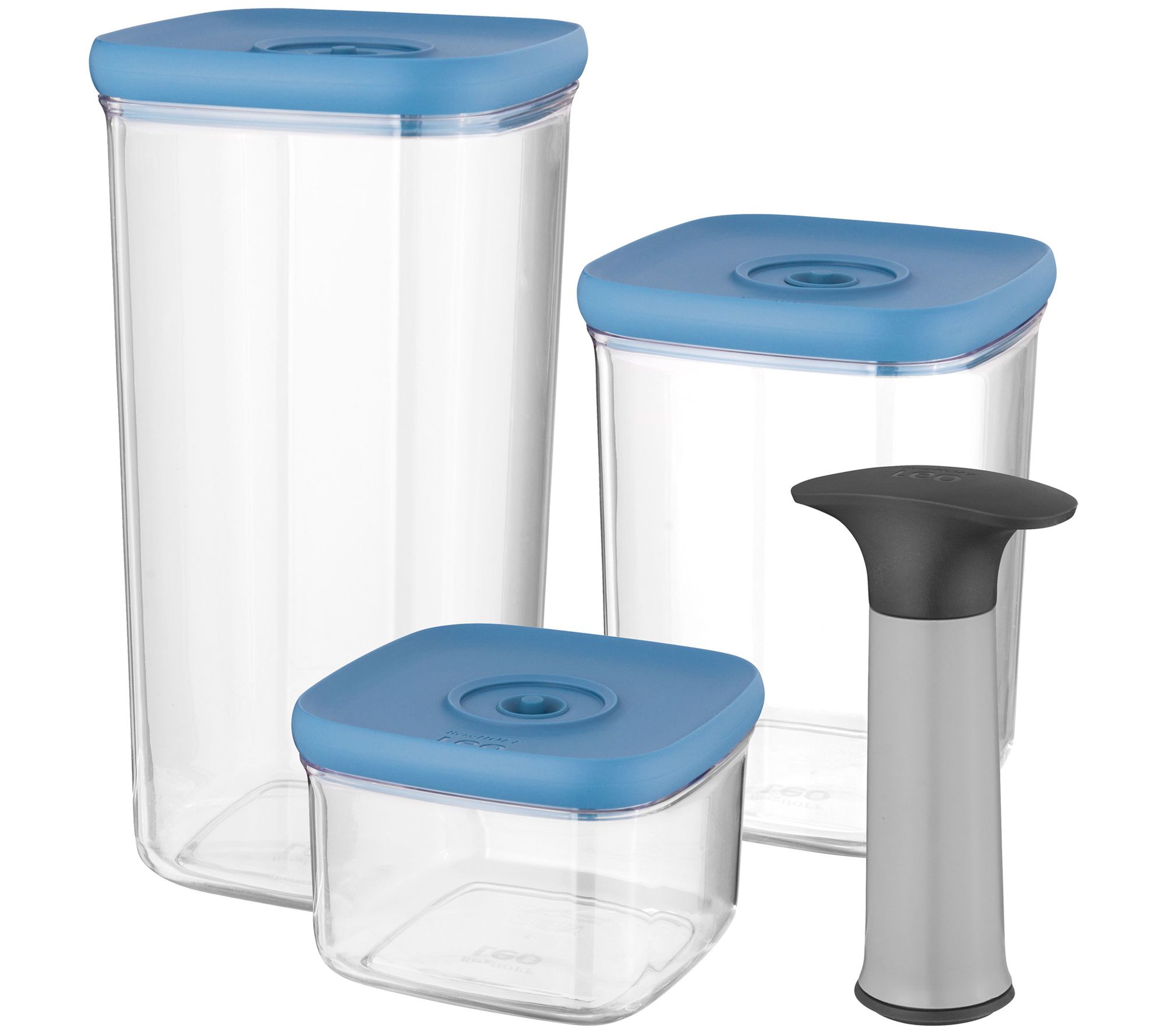 BergHOFF Leo 4-Piece Food Container & Vacuum Pump Set