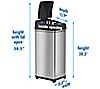 iTouchless Glide 13-Gallon Sensor Trash Can with Wheels, 6 of 6