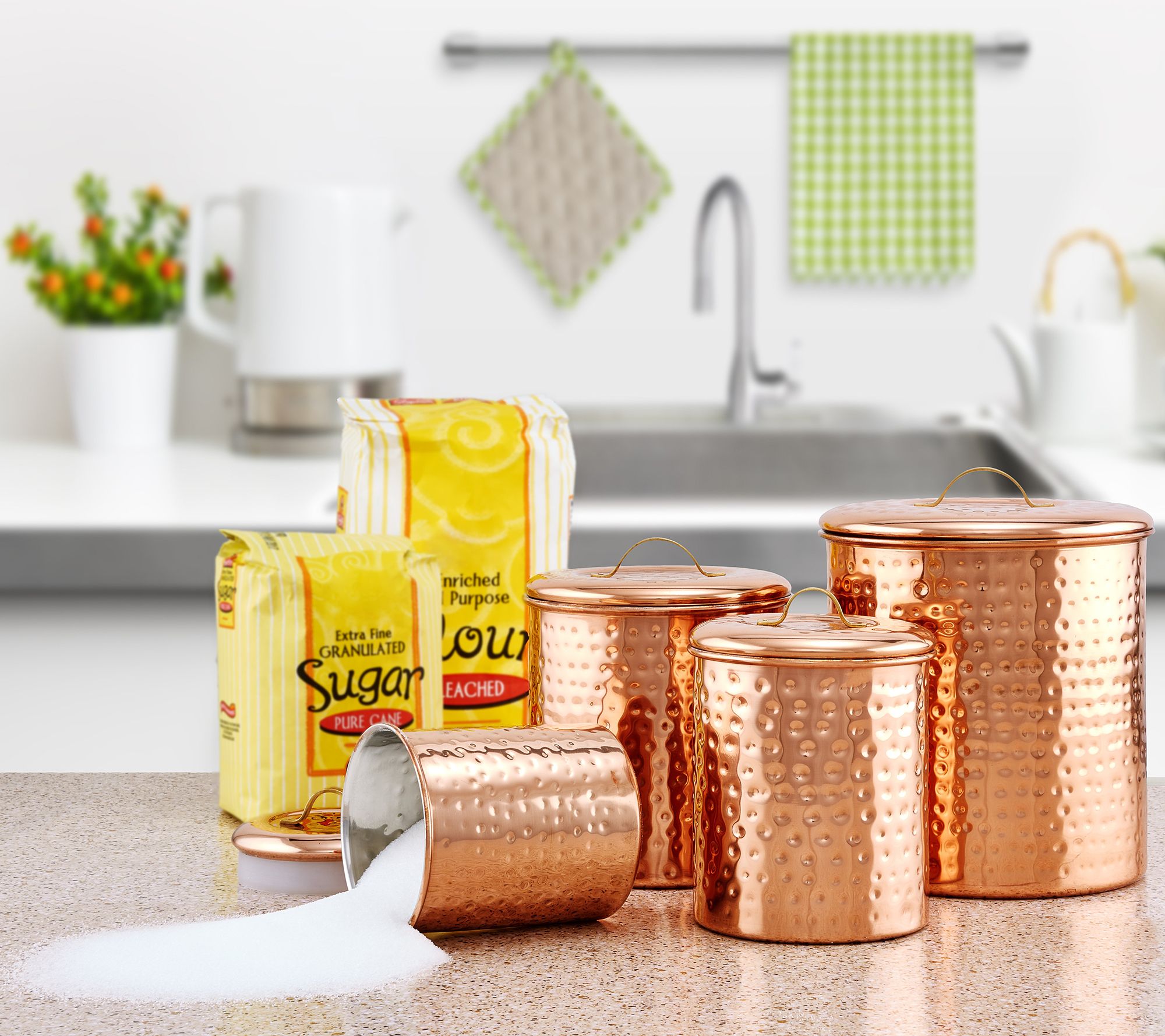 Recycled Copper Kitchen Canisters - Available on Made Trade – Made Trade