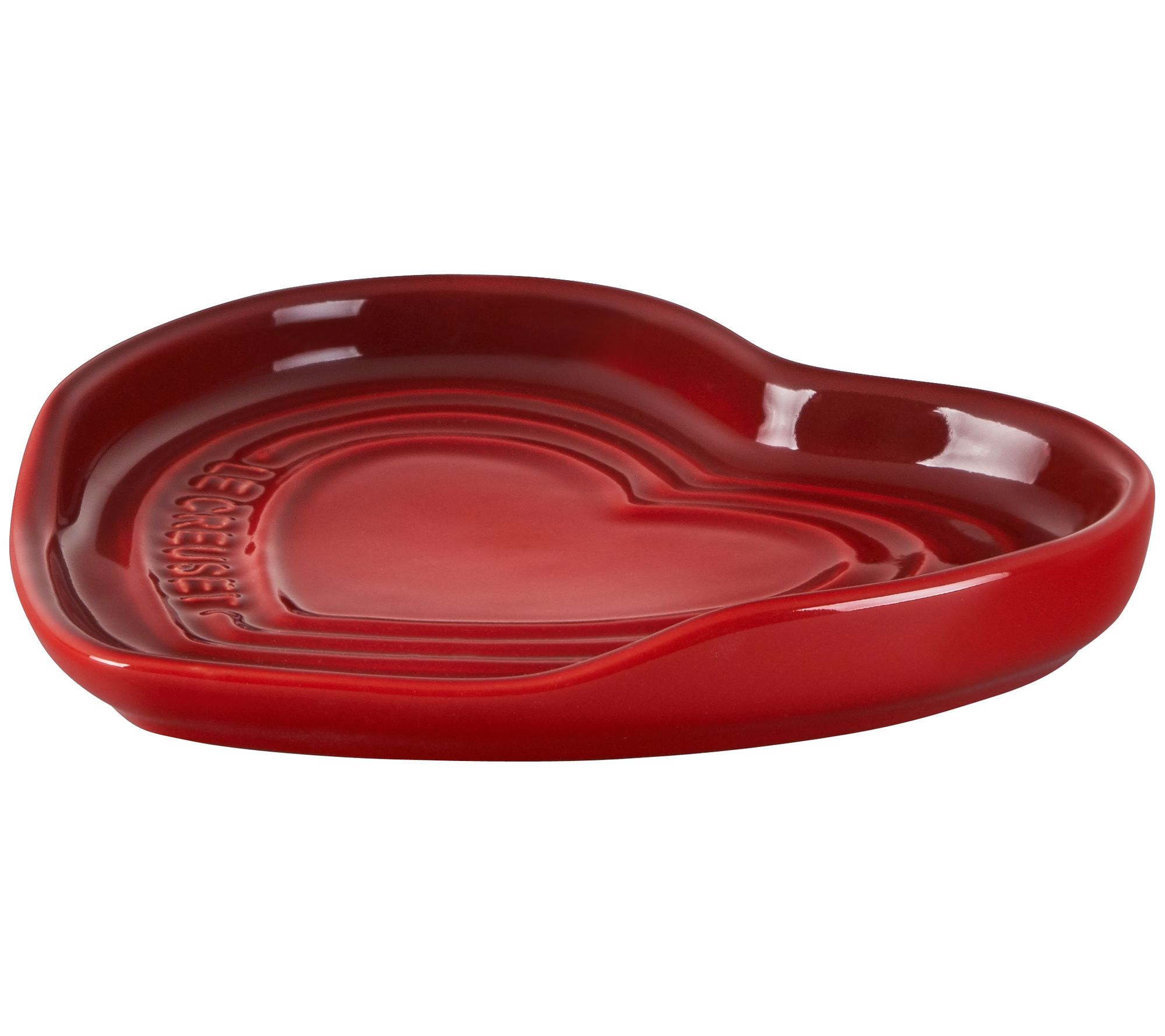 Brug for Parametre ler Le Creuset L'Amour Valentine's Day Heart-Shaped Spoon Rest - QVC.com
