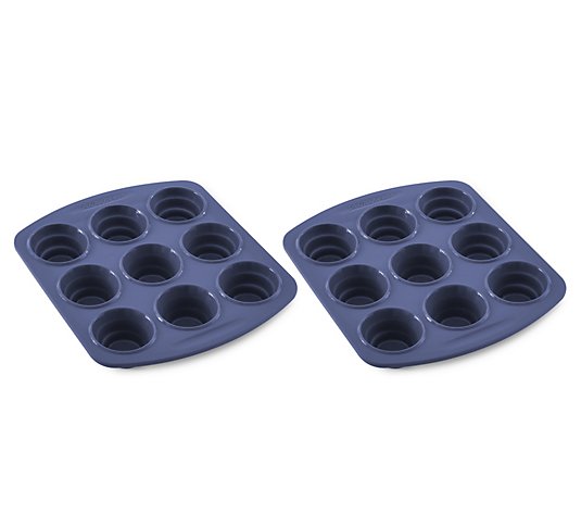 Alex by DASH Set of 2 Silicone Collapsible Muffin Pans