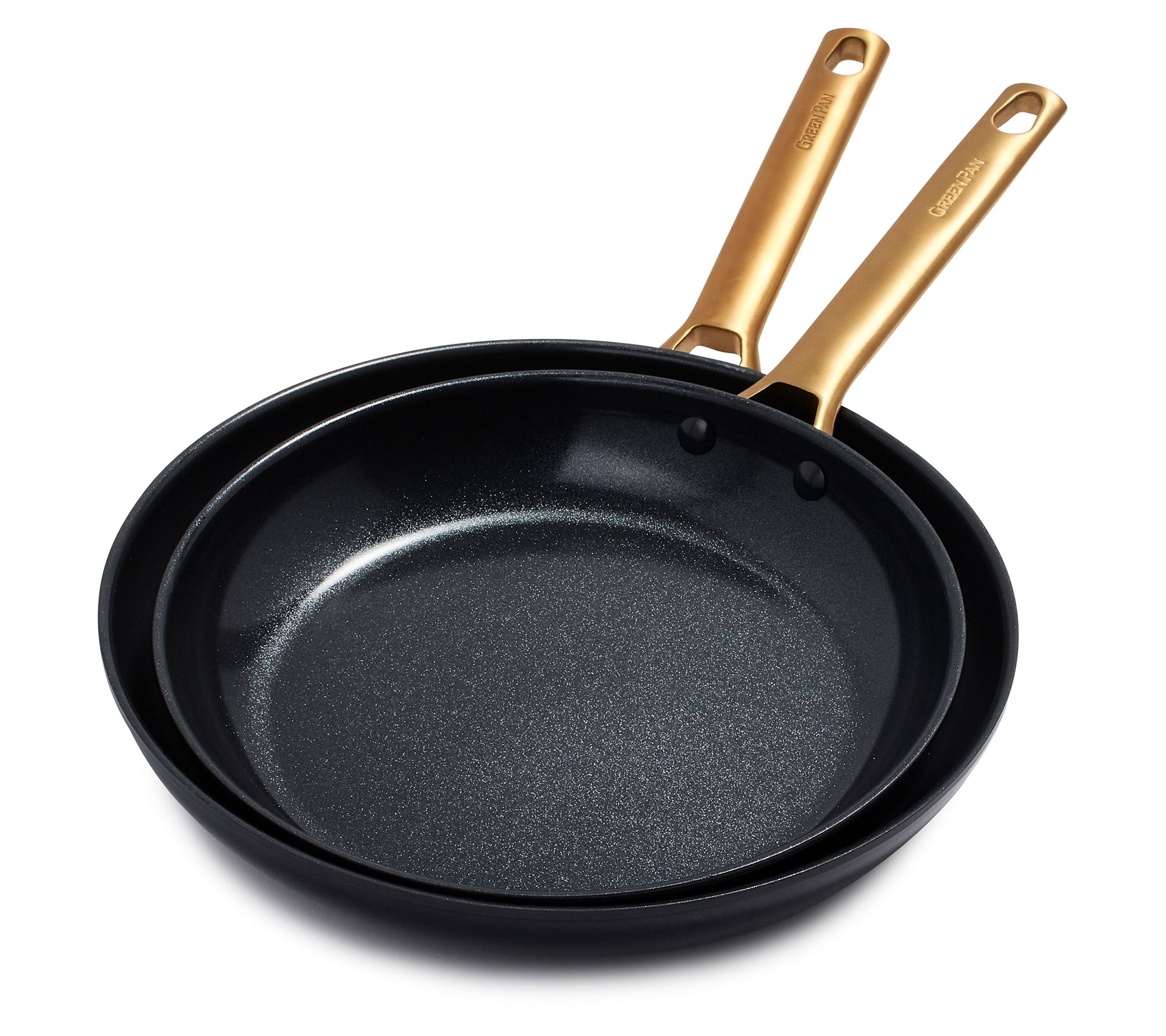 Greenpan Rio 16pc Ceramic Nonstick Cookware Set, Black in the Cooking Pans  & Skillets department at
