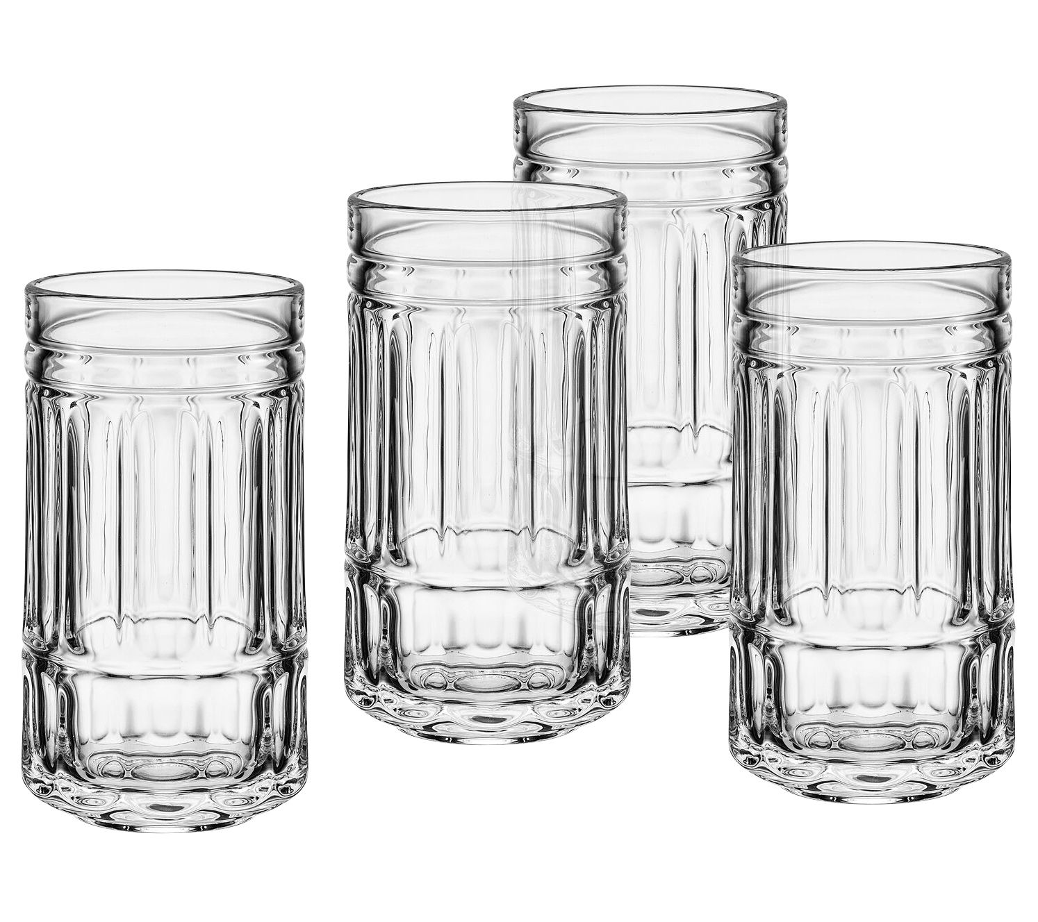 Mikasa Lawrence Set of 4 Highball Glass