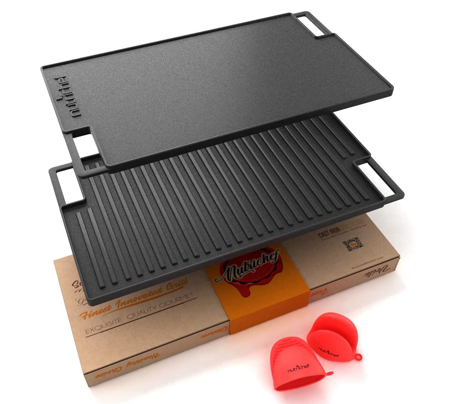 VIKING 20 REVERSIBLE GRILL/GRIDDLE, CAST IRON