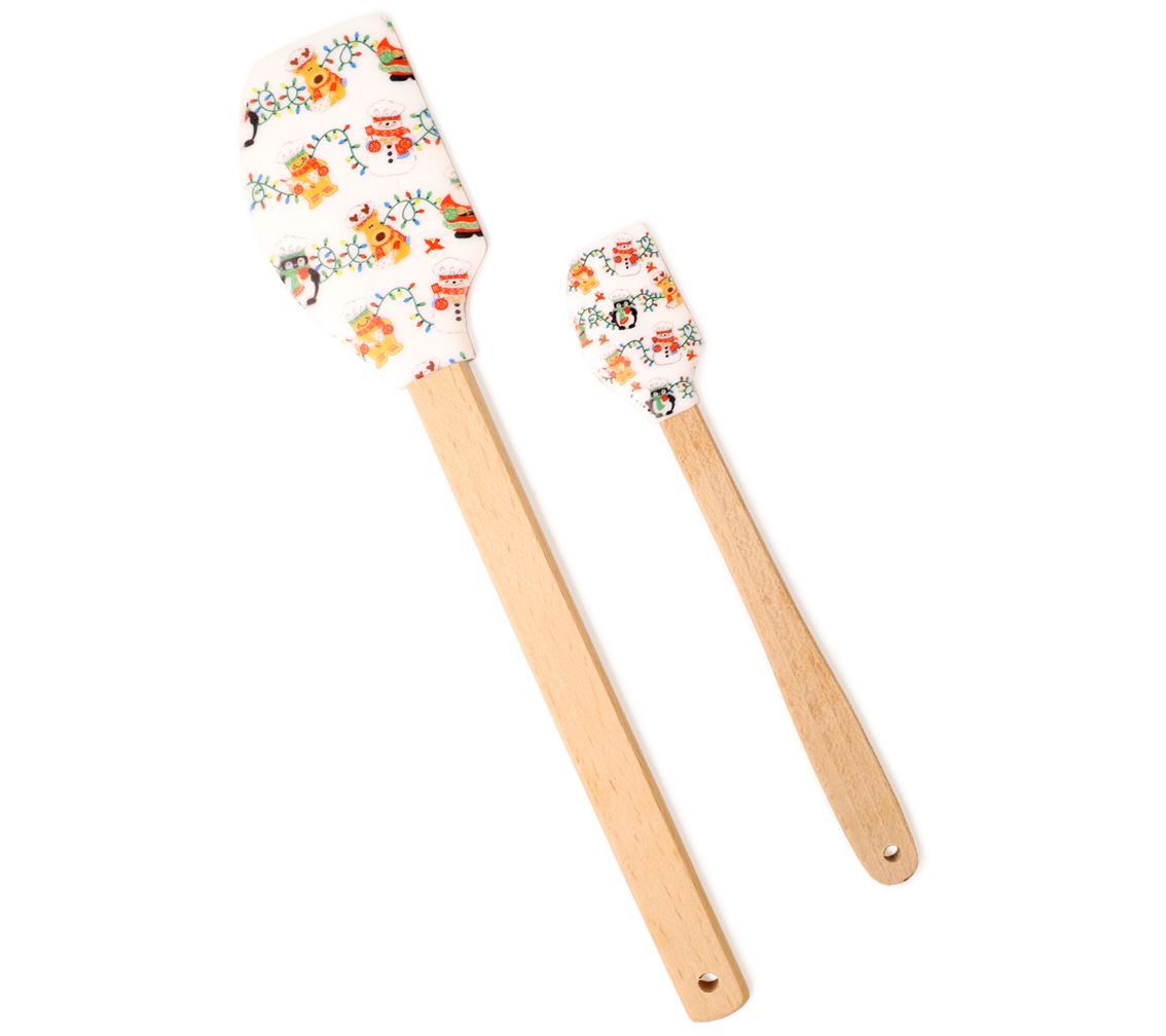 Prepology 4-Piece Multi-Color Silicone Spatulas 