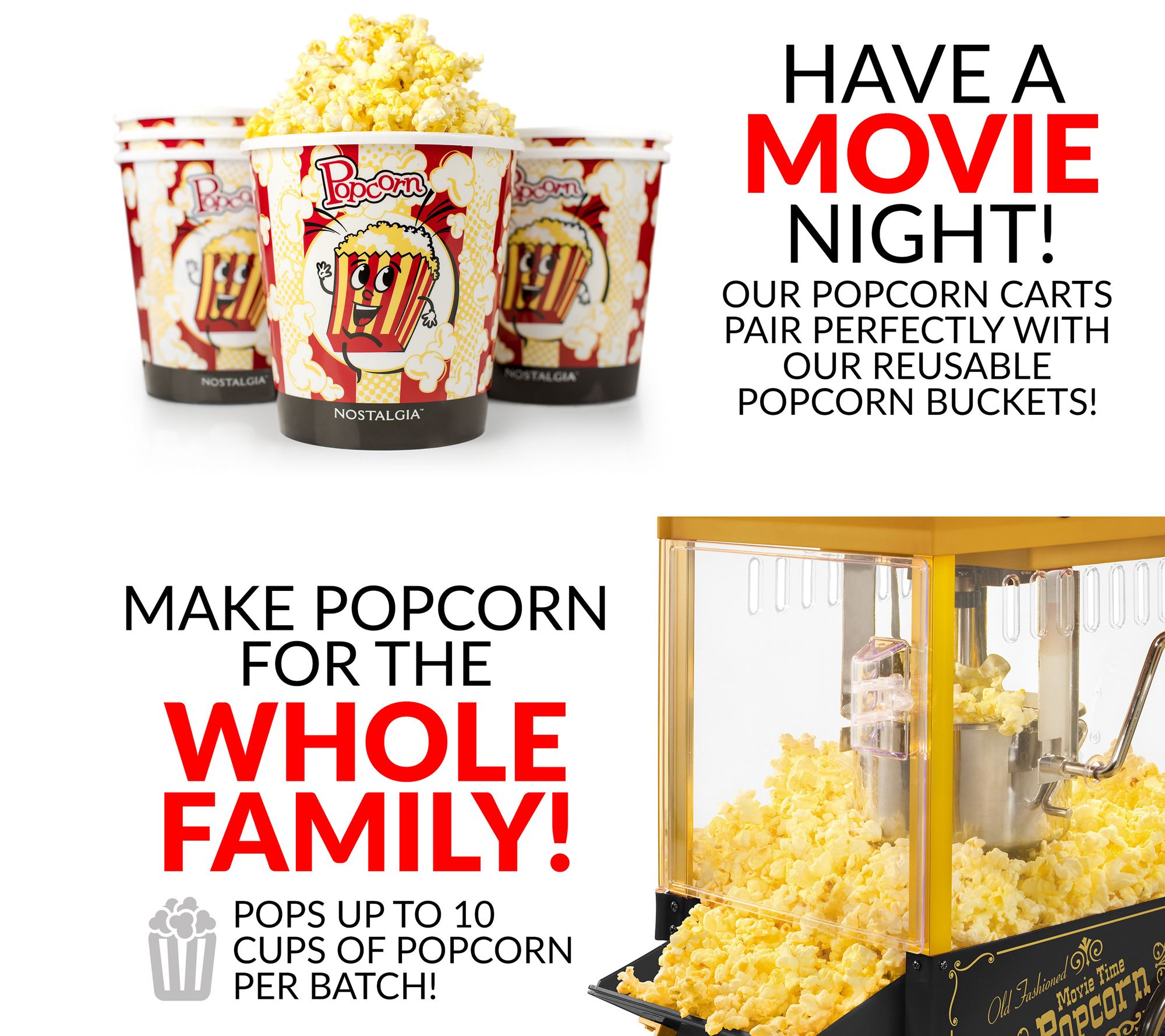 Coca-Cola Hot Air Popcorn Popper with Bucket