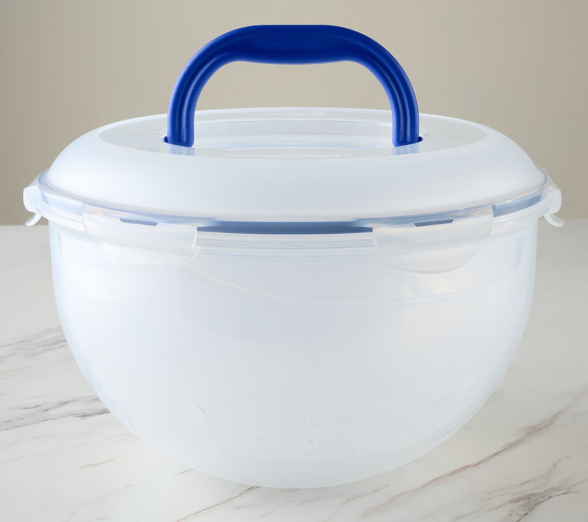 LocknLock 33-Cup XL Bowl w/ Handle Lid & Strainer