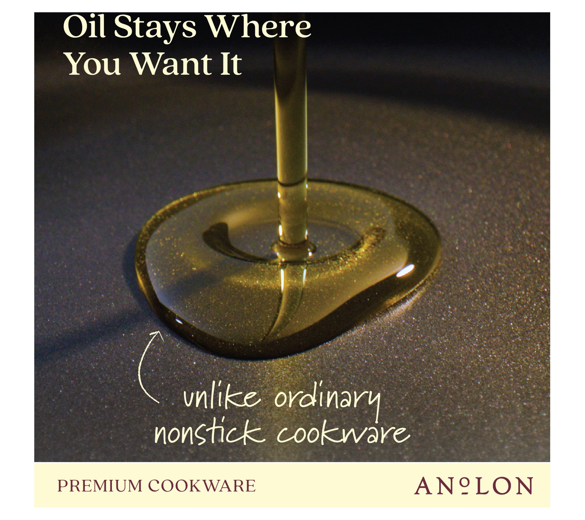 Anolon Ascend 3qt Hard Anodized Nonstick Saucepan With Lid Bronze
