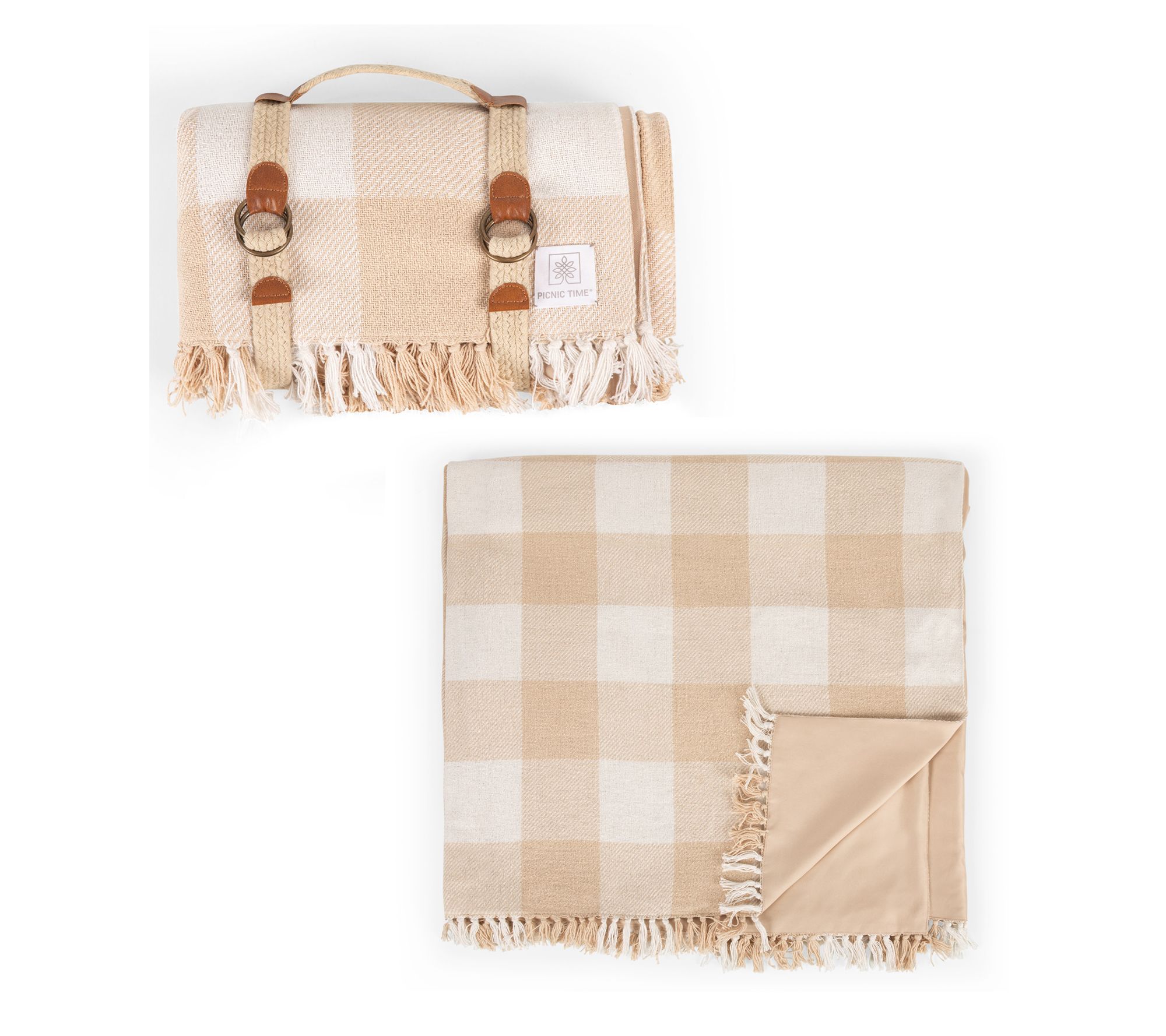 Picnic Time Montecito Outdoor Picnic Blanket wih Harness