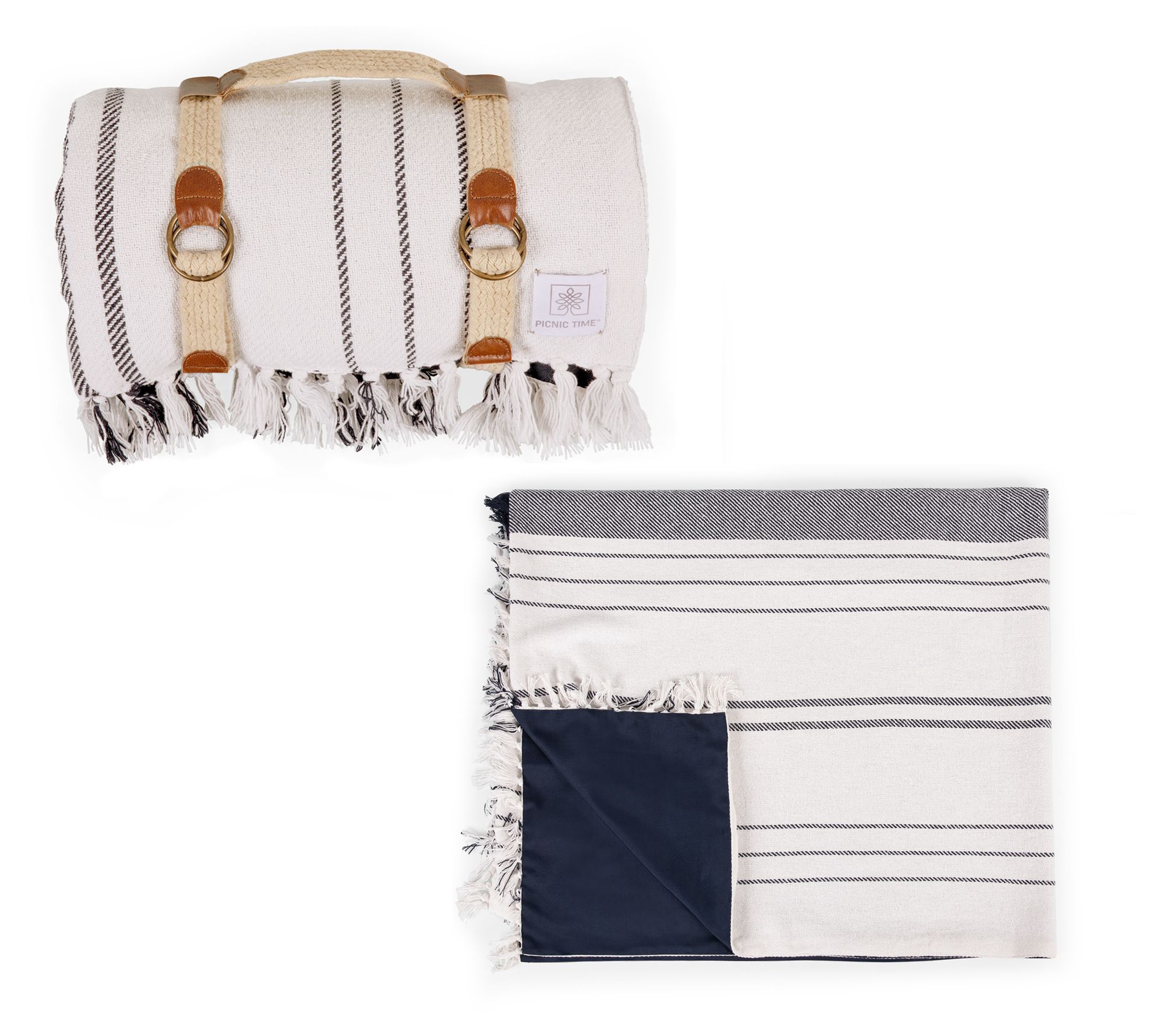 Picnic Time Montecito Outdoor Picnic Blanket wih Harness