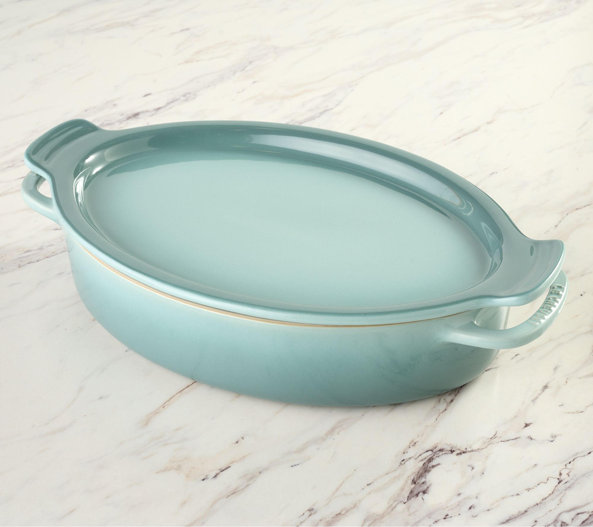 Le Creuset 3.5-L Stoneware Oval Baker w/ Platter Lid