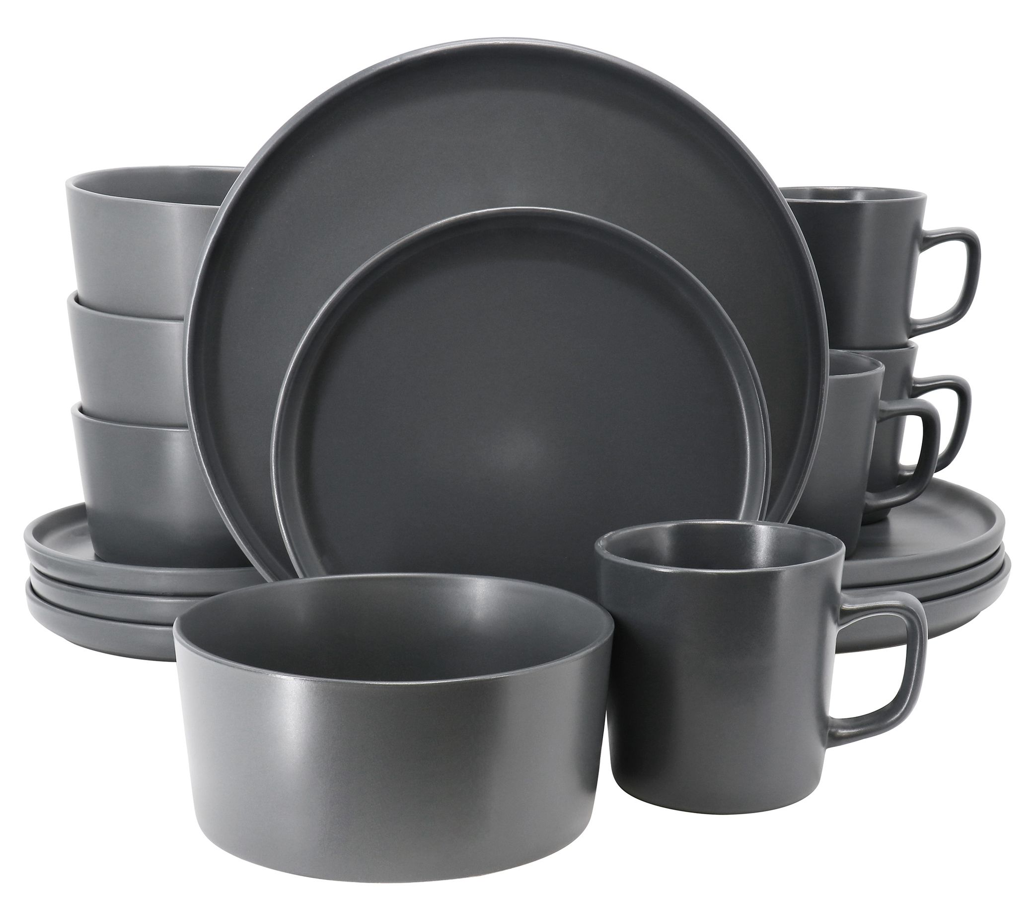 Elama Luxmatte 16 Piece Dinnerware Set
