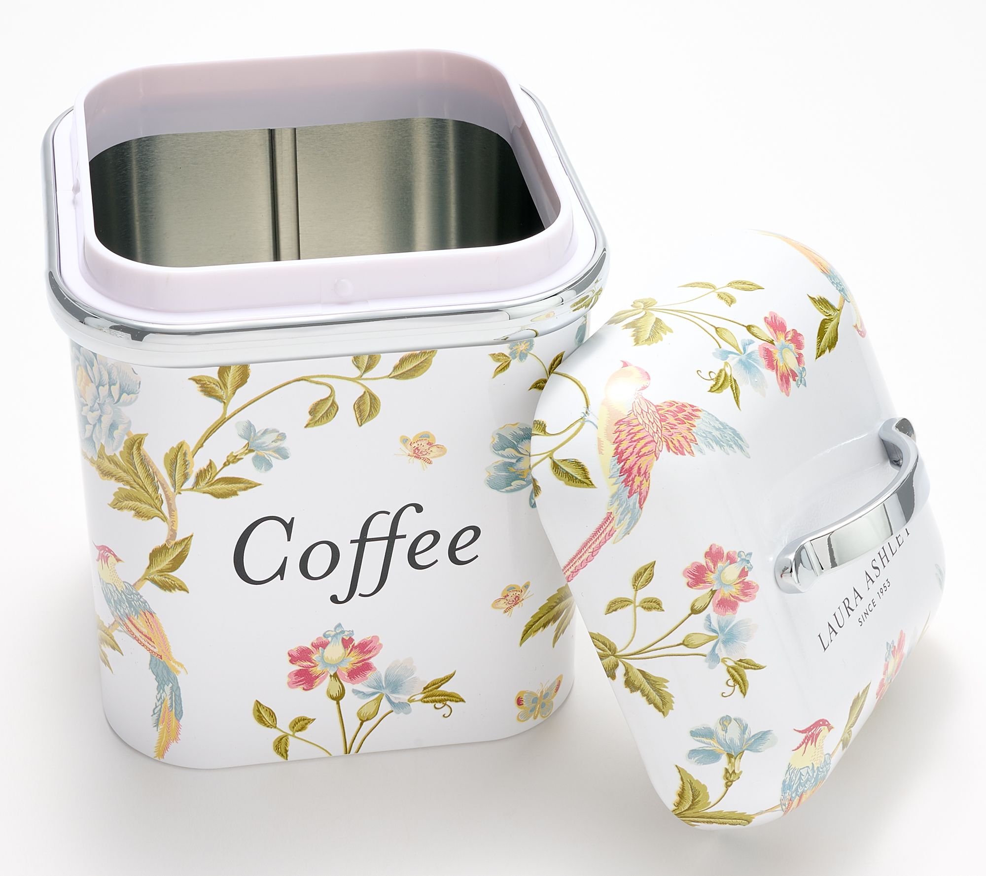Laura Ashley 3-Piece Coffee, Tea and Sugar Canister Set