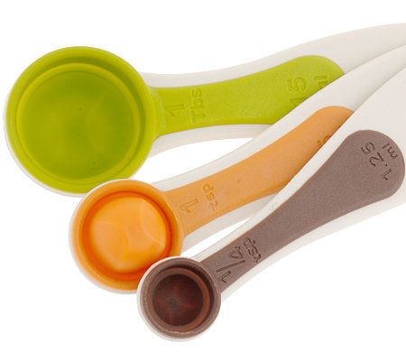 Flipper 6-piece Reversible Measuring Cup and Spoon Set by Trudeau 