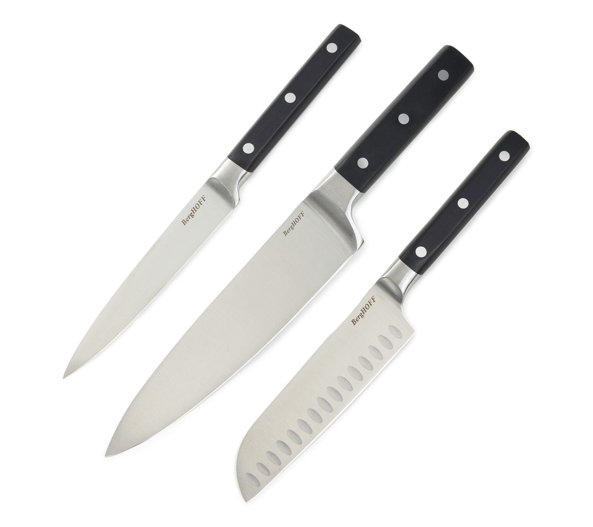 BergHOFF DiNA Gene 3pc Stainless Steel Knife Set