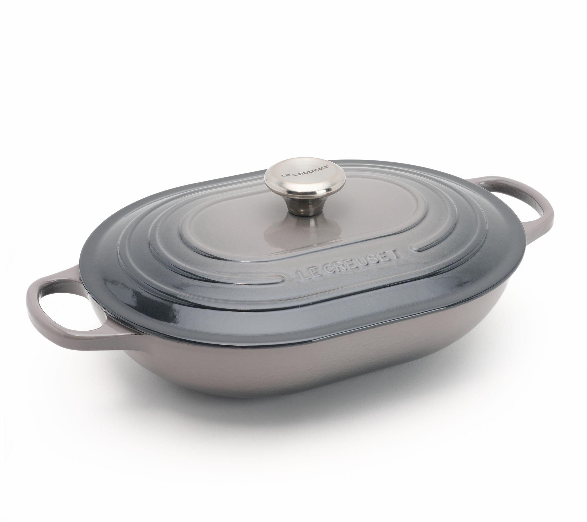 Le Creuset 3.75-qt Signature Cast-Iron Oval Casserole w/Lid