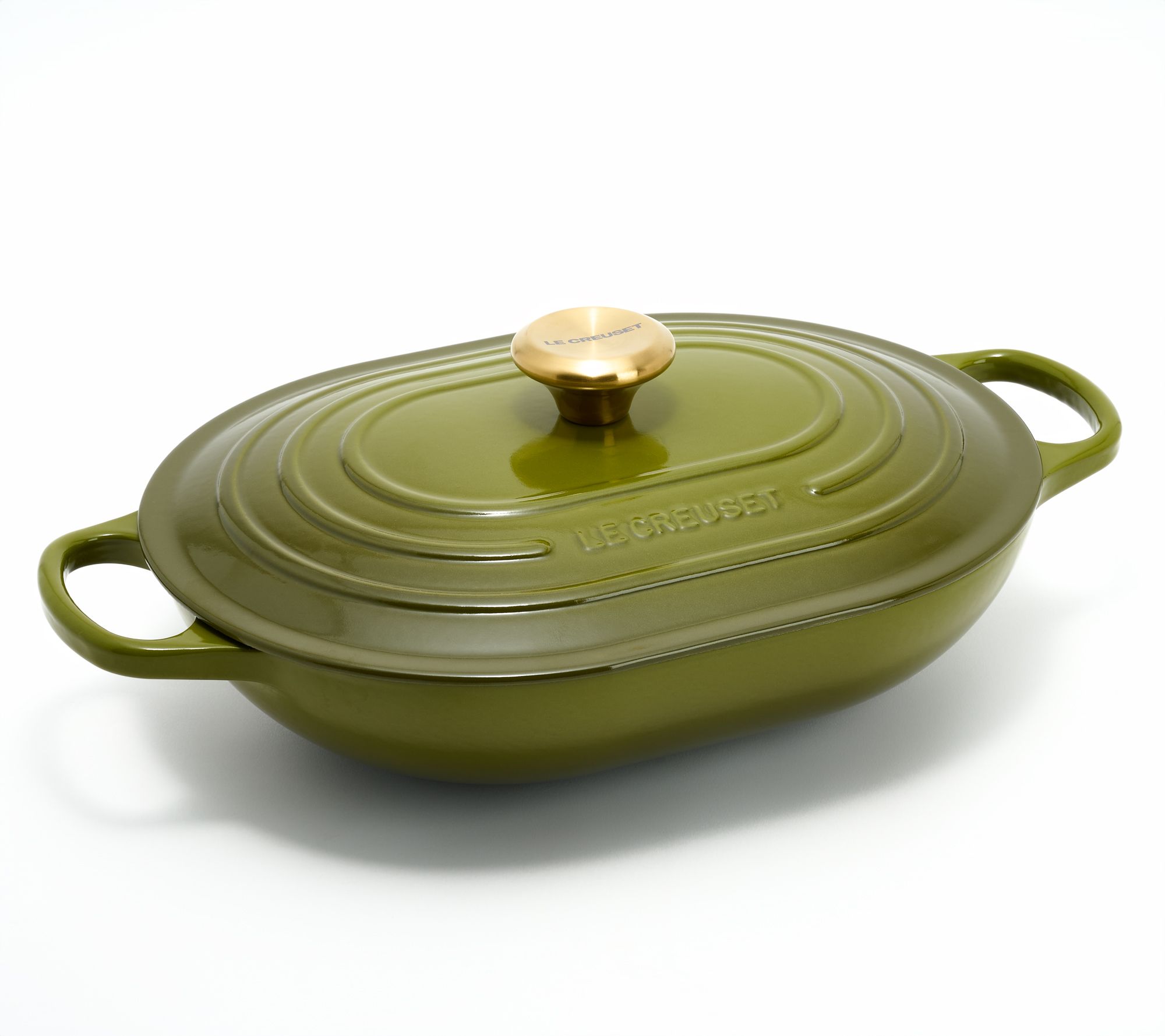 Le Creuset 3.75-qt Signature Cast-Iron Oval Casserole w/Lid