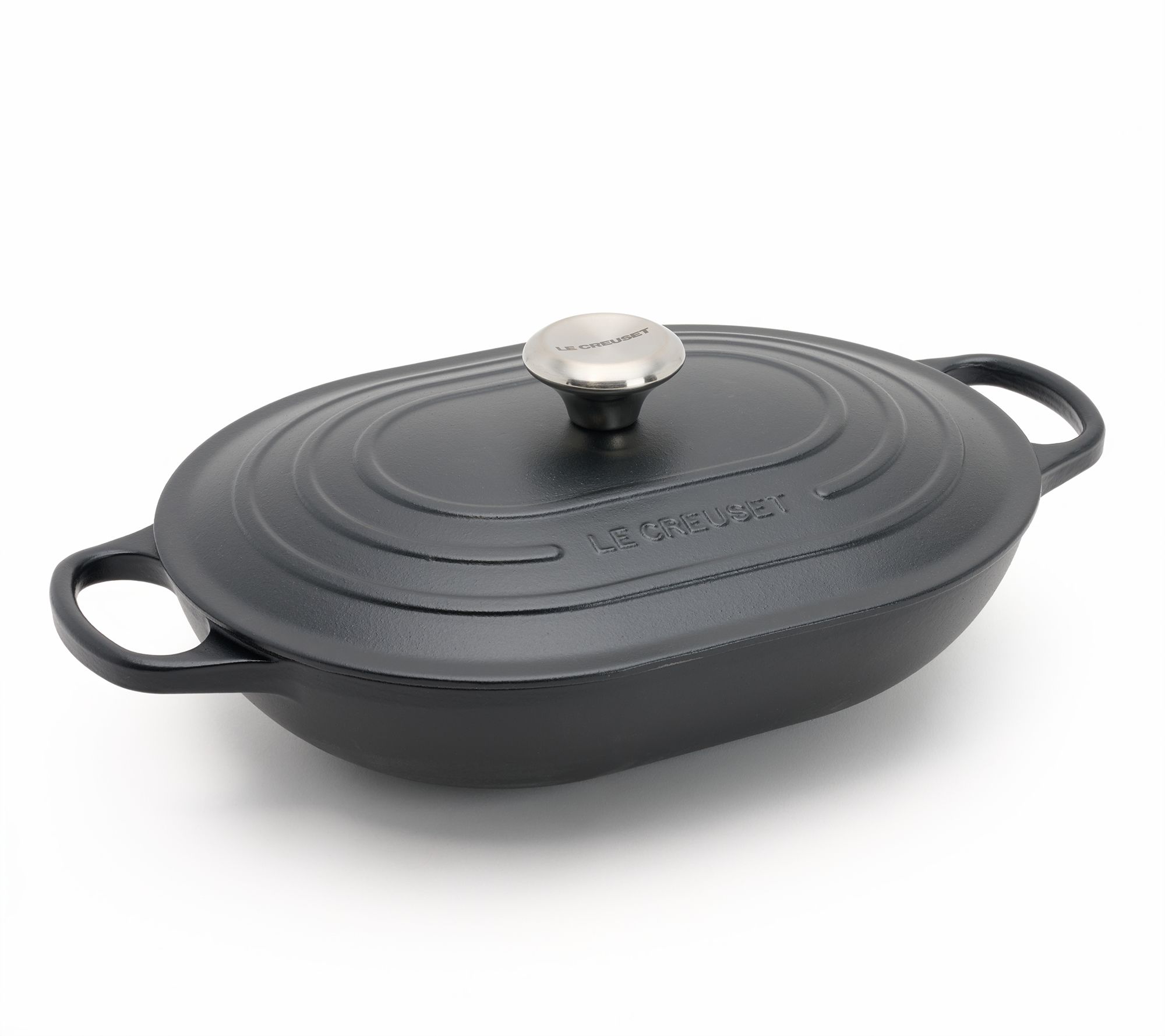 Le Creuset 3.75-qt Signature Cast-Iron Oval Casserole w/Lid