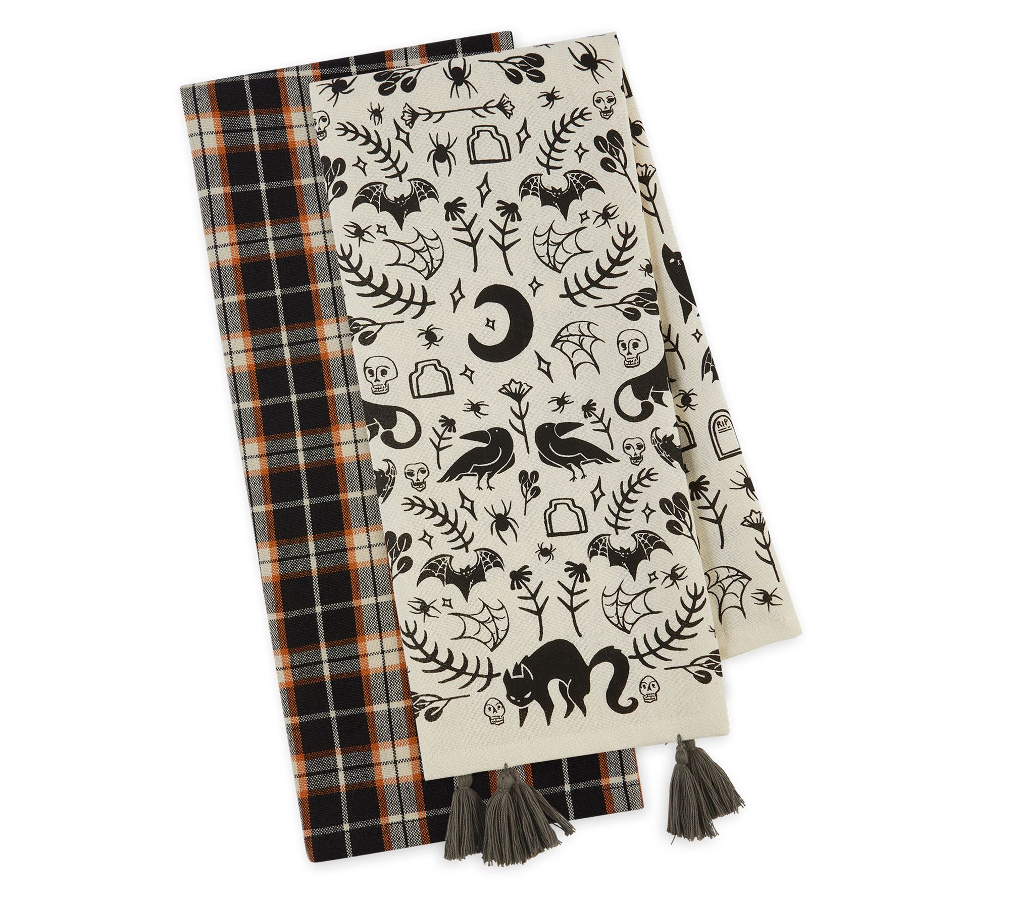 Design Imports Set of 2 The Occult Kitchen Towels