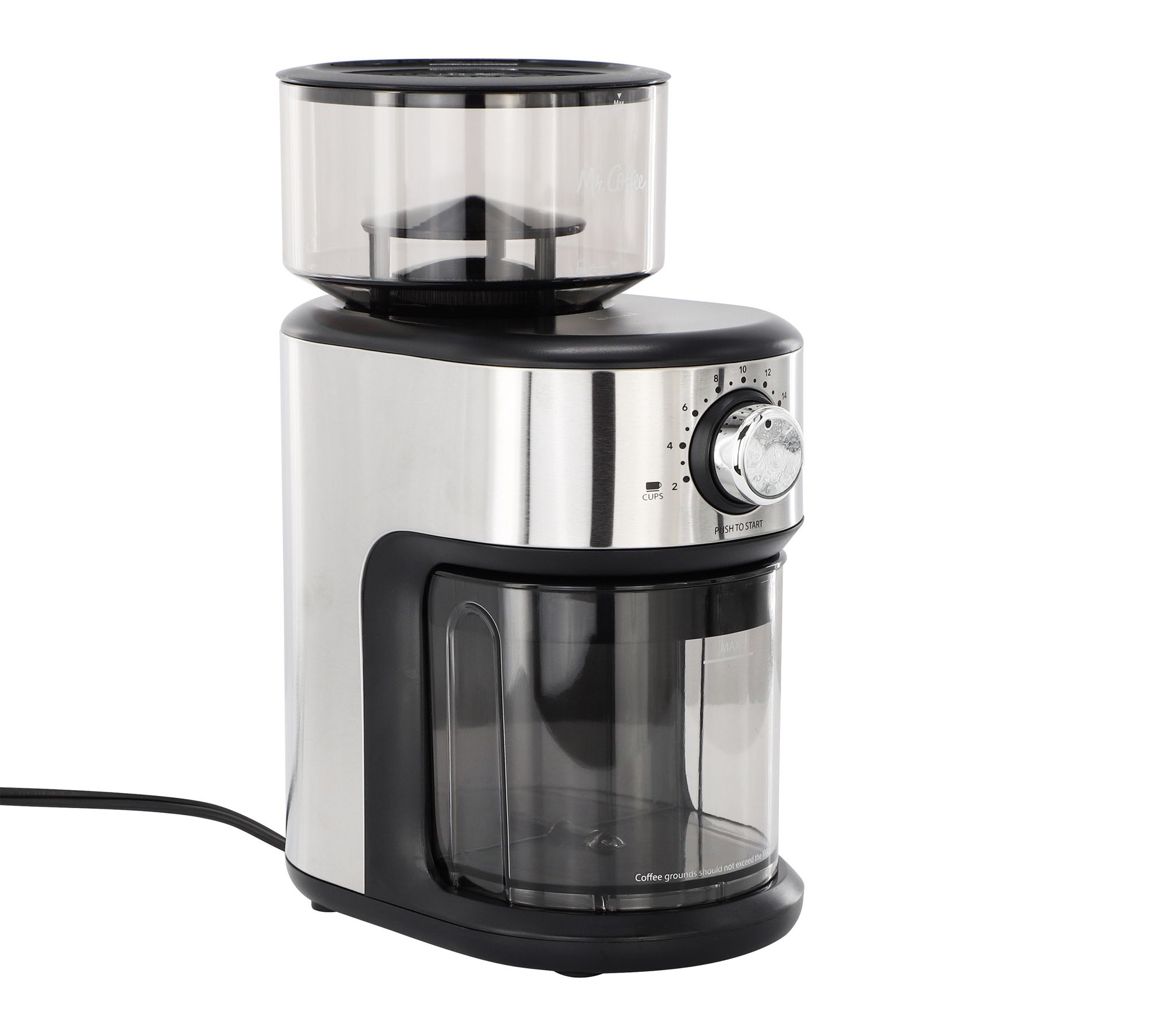 Mr. Coffee 18 Cup Automatic Burr Grinder with Removable Hopper