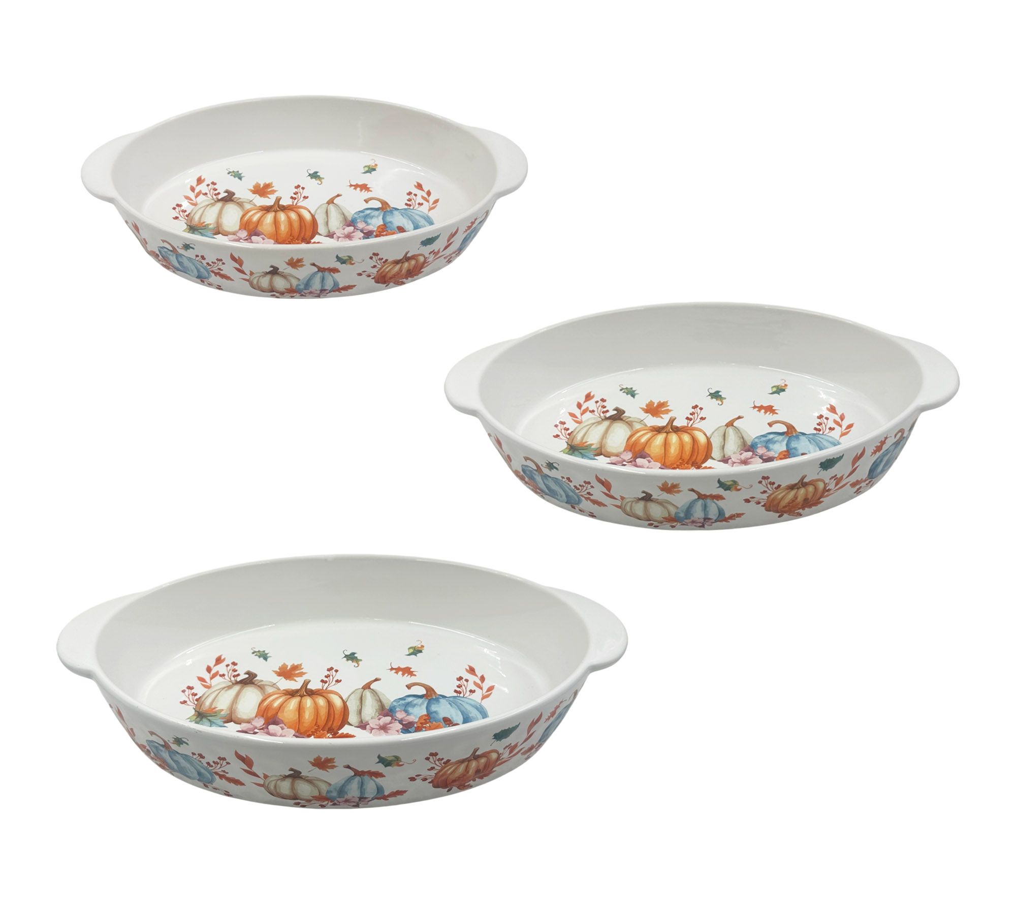 Temp-tations 3-Piece Oval Nesting Bakeware Set
