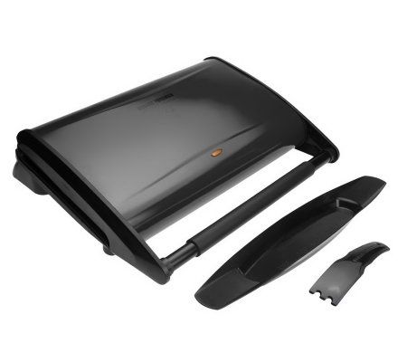 George Foreman 9-Serving Electric Indoor Grill W/ Panini Press on QVC 