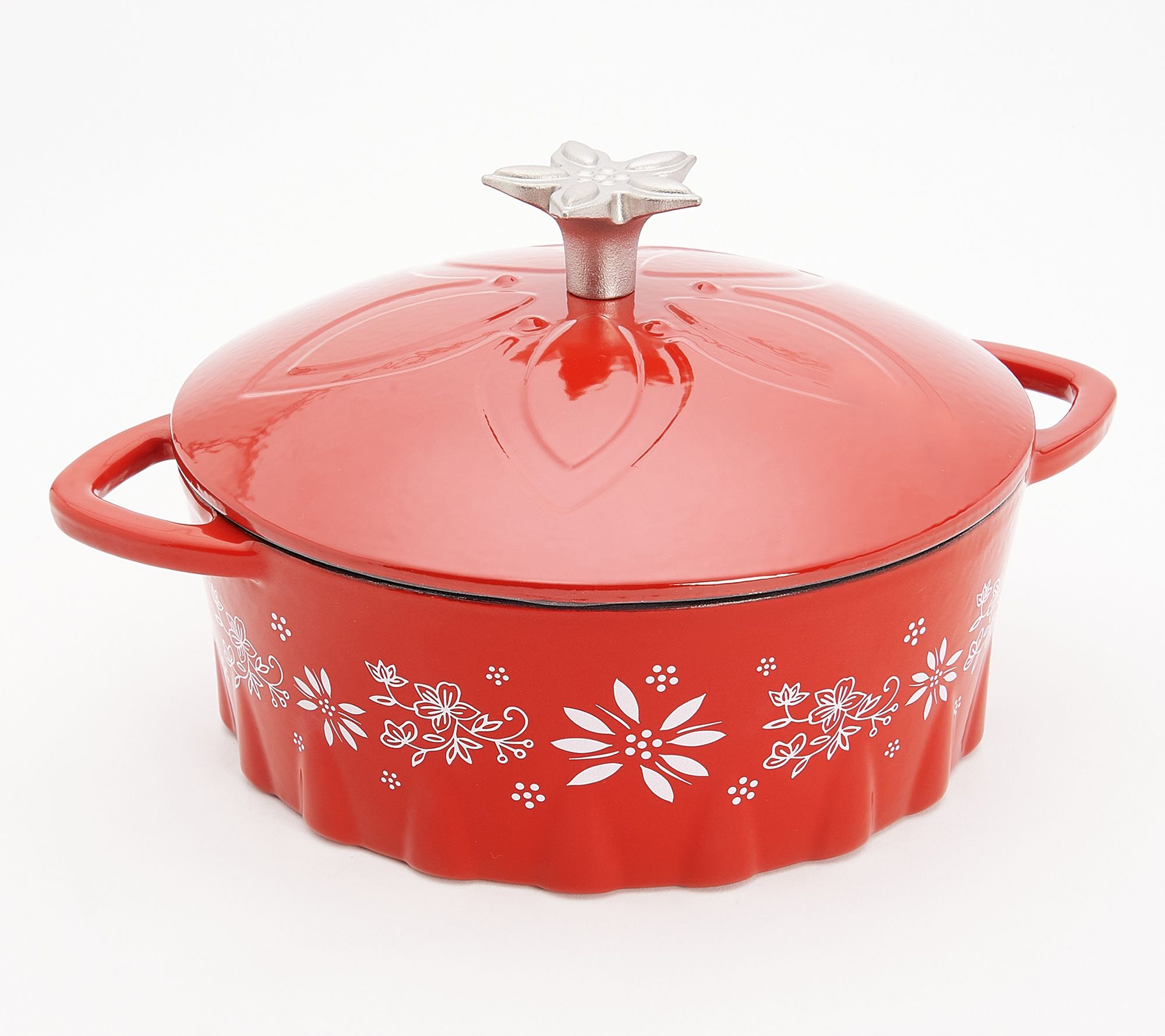 Red Dutch Oven Glass Ornament Kitchen Breville Kitchenaid Cuisnart Cooking Food