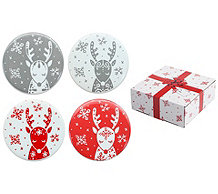  Temp-tations Set of 4 Coasters with Gift Box - K53731