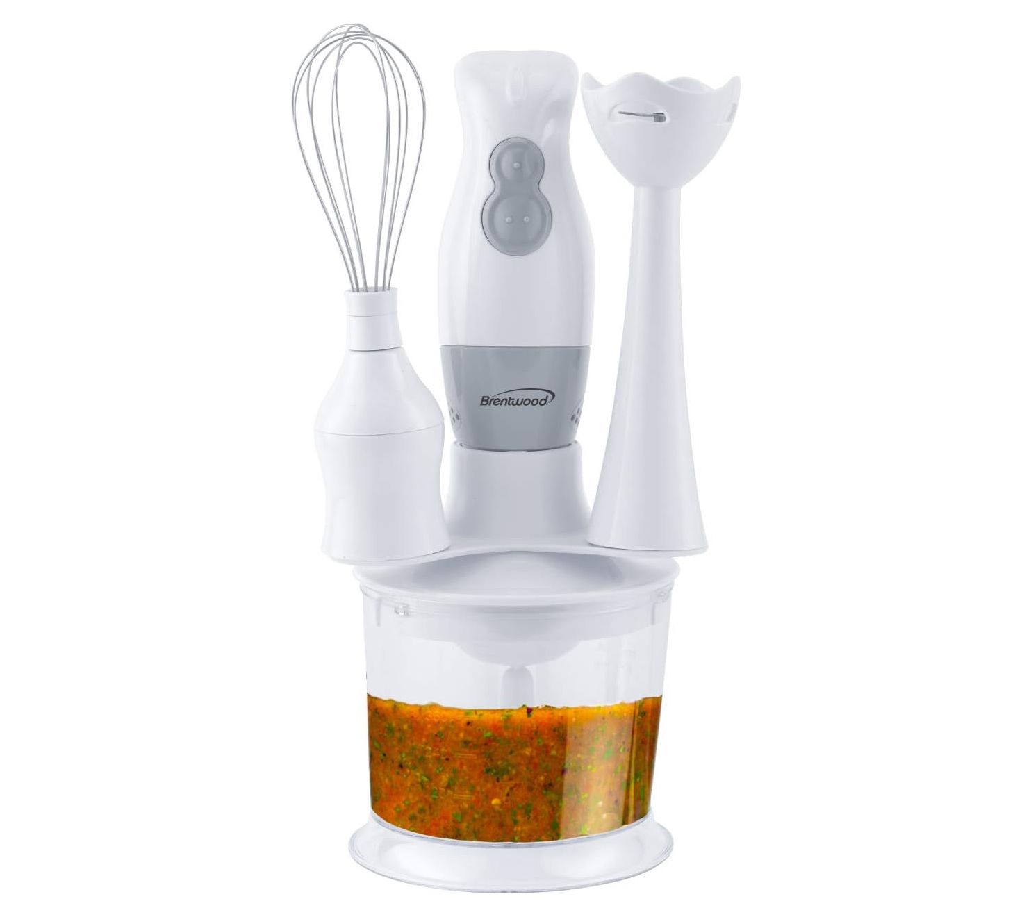 Brentwood Two-Speed Hand Blender and Food Processor