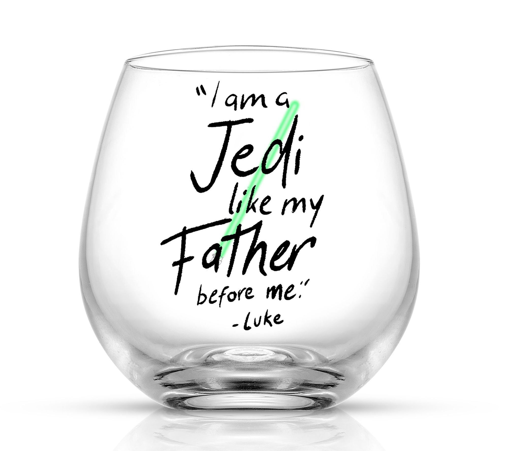 Joyjolt Star Wars Beware of The Dark Side Drinking Glasses, Set of