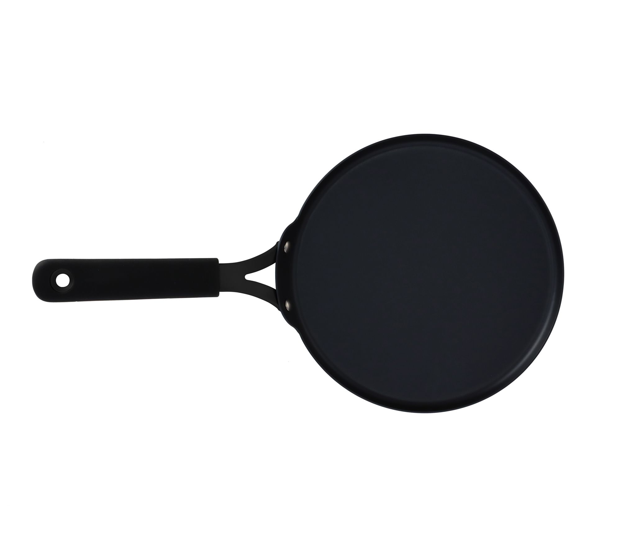 OXO 10" Black Steel Crepe Pan with Silicone Sleeve
