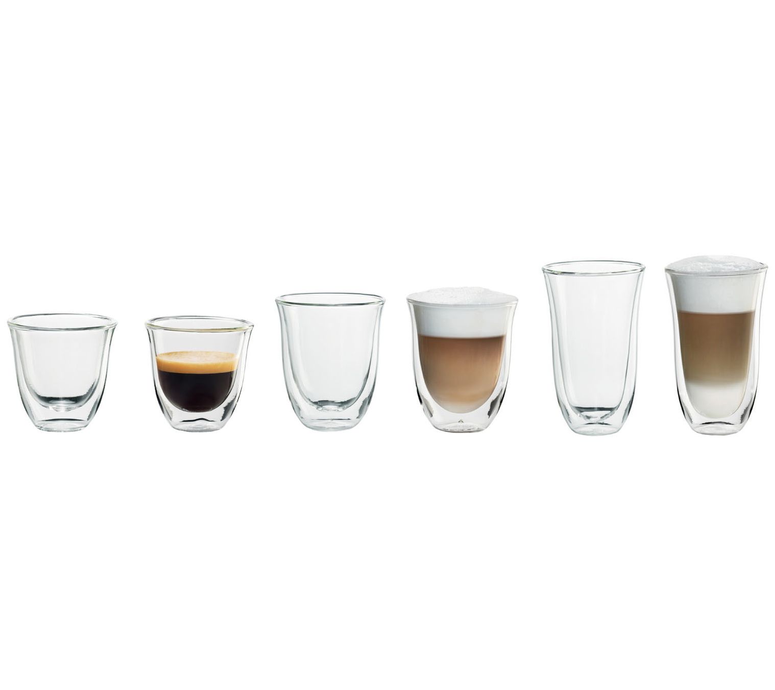 DeLonghi 2-pc. Double-Wall Espresso Glass Set