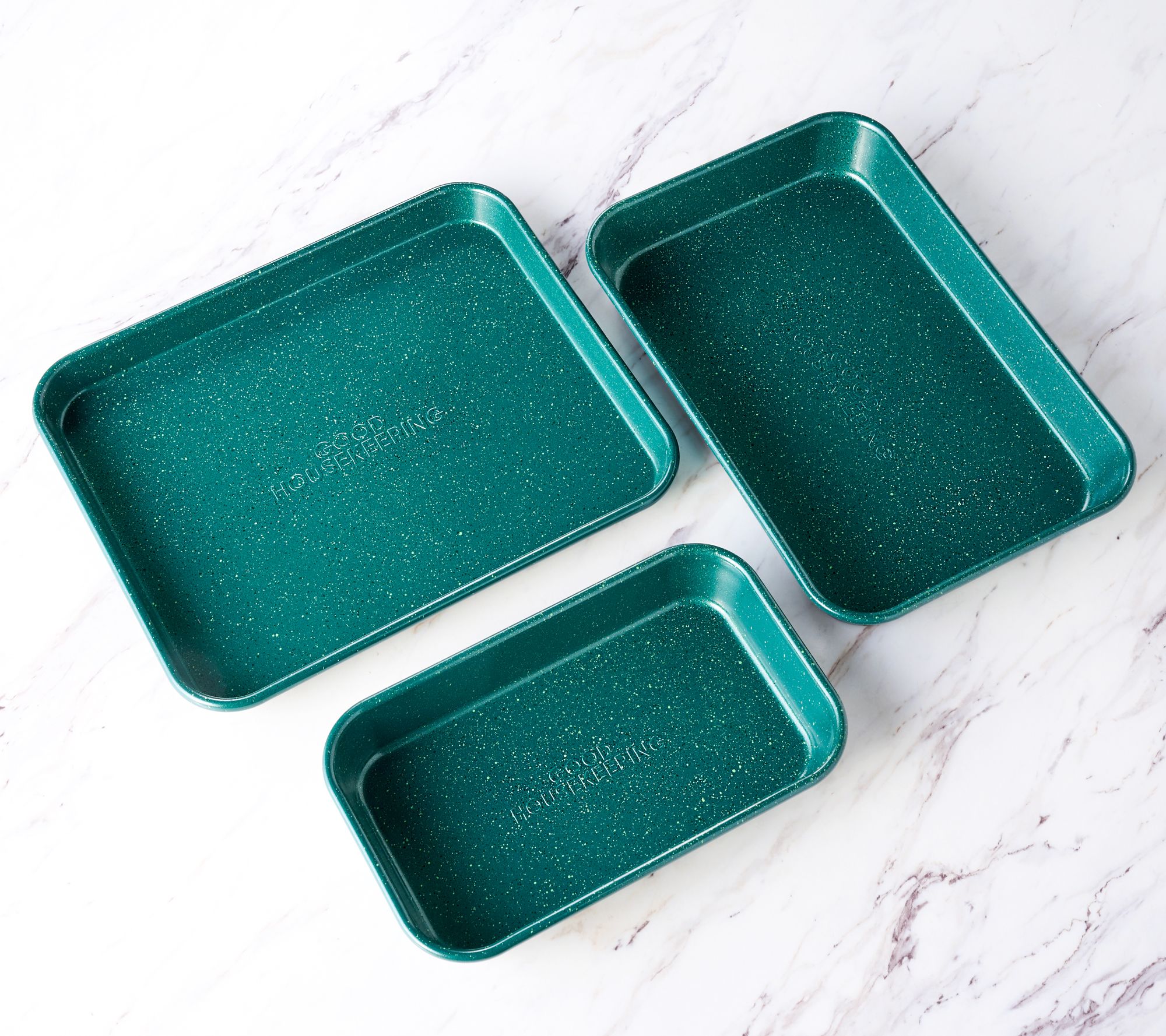 Nutrichef 3-Pc Non-Stick Baking Trays, Cookie Sheet - One Size