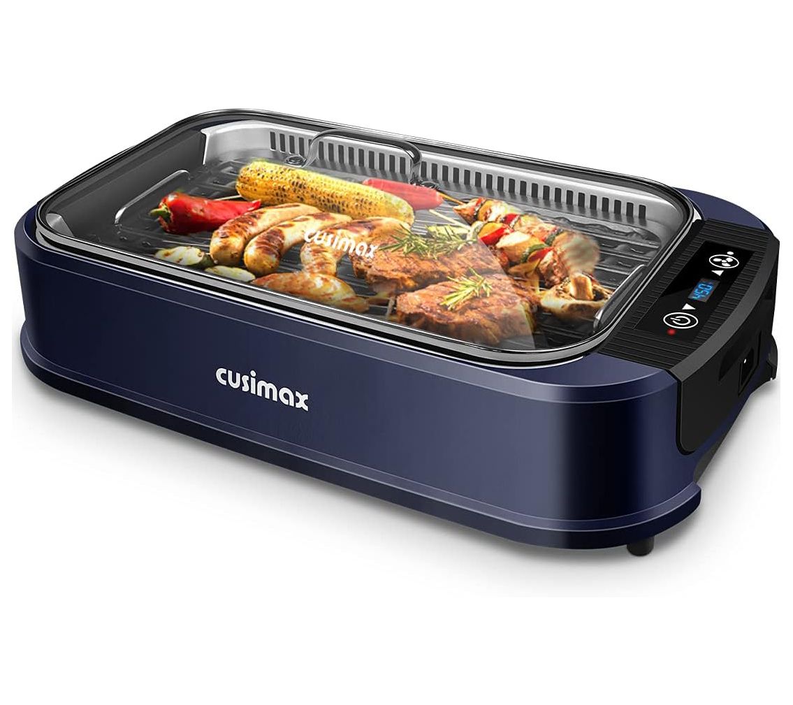 Cusimax Electric Portable Indoor Smokeless Grill
