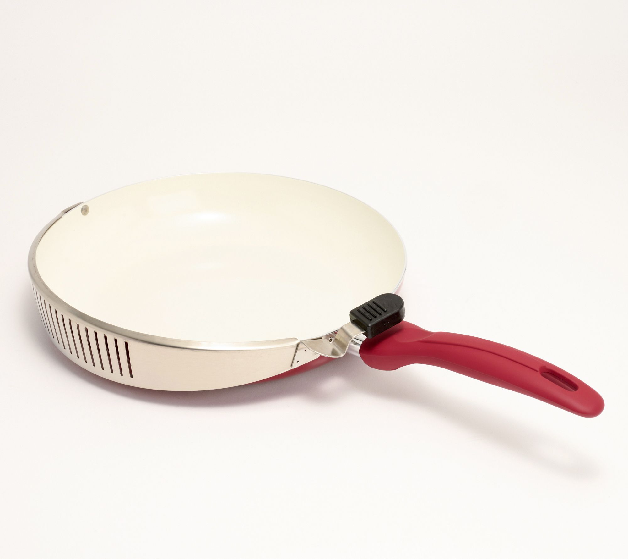 Handy Pan 10" Ceramic Nonstick Straining Skillet