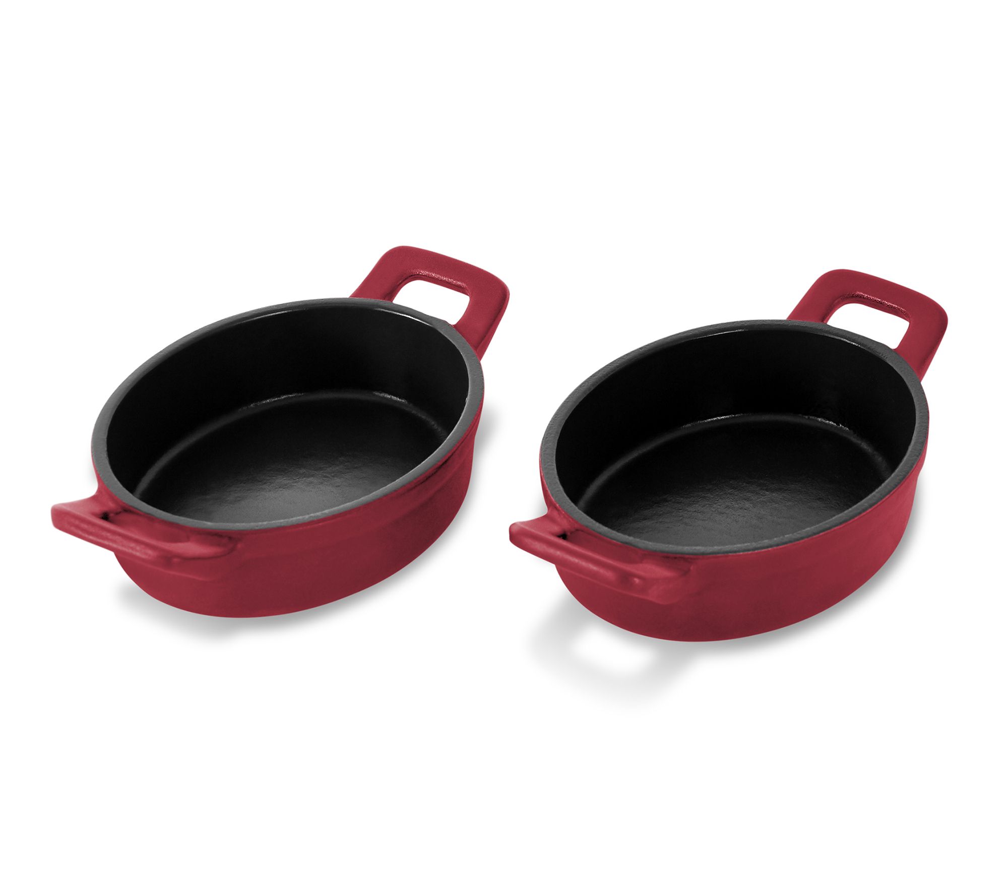 Zakarian by Dash Set of 2 Nonstick Cast Iron Mini Oval Bakers